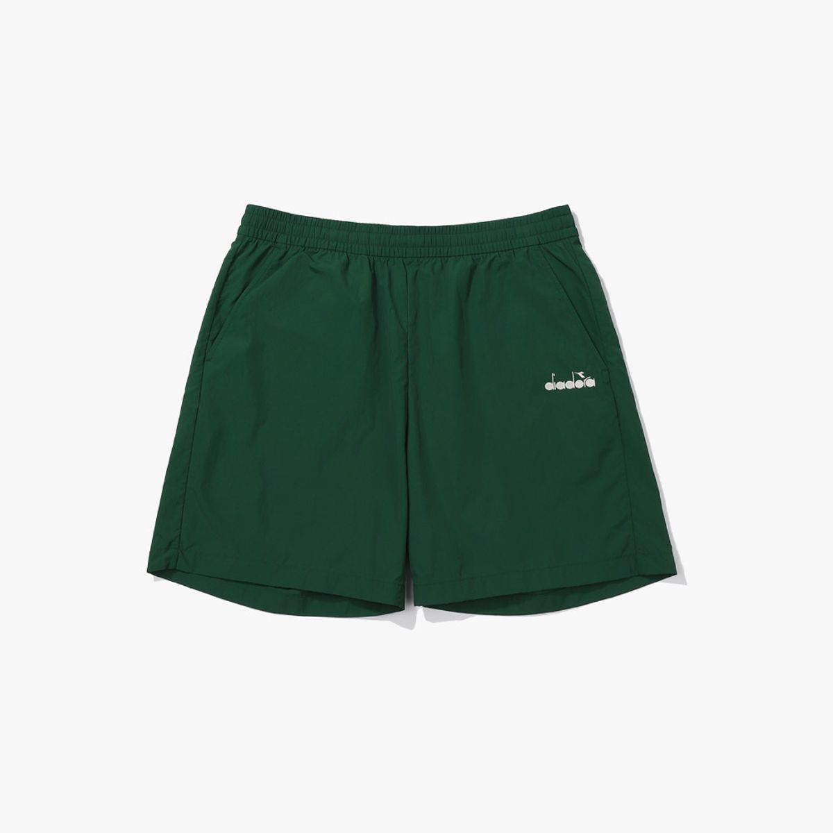 디아도라(diadora) 컴피 4부 우븐 쇼츠 GREEN