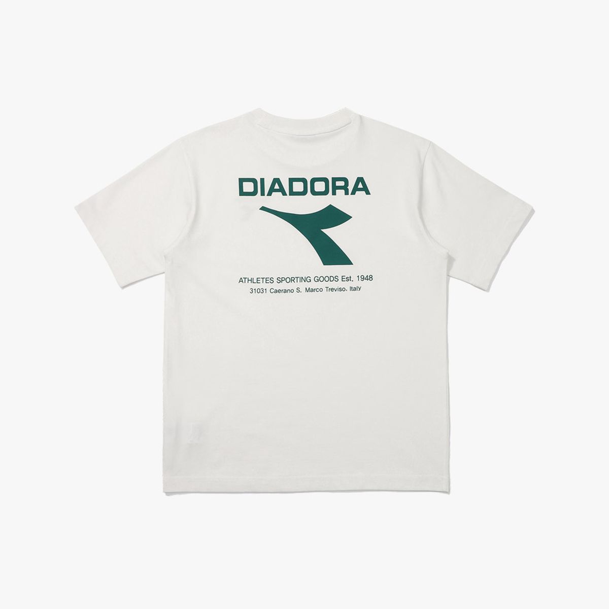디아도라(diadora) 프리즈 레거시 반팔 티셔츠 OFF WHITE