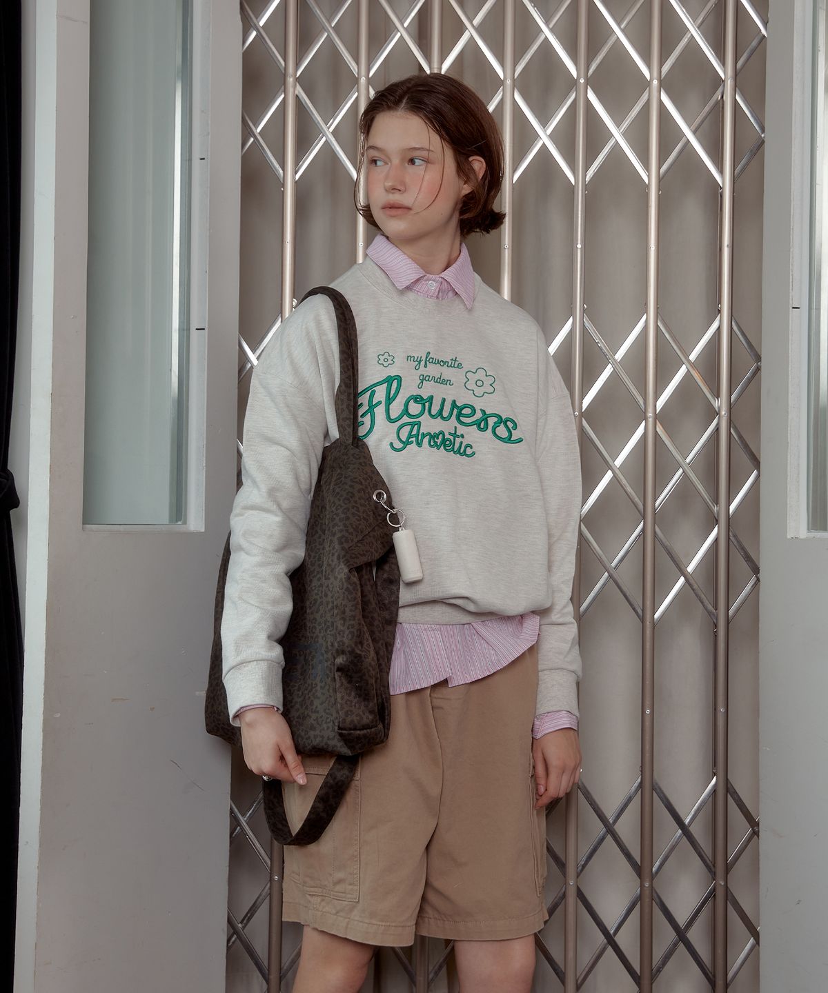 아노에틱(ANOETIC) ANC GARDEN SWEATSHIRT_GREY