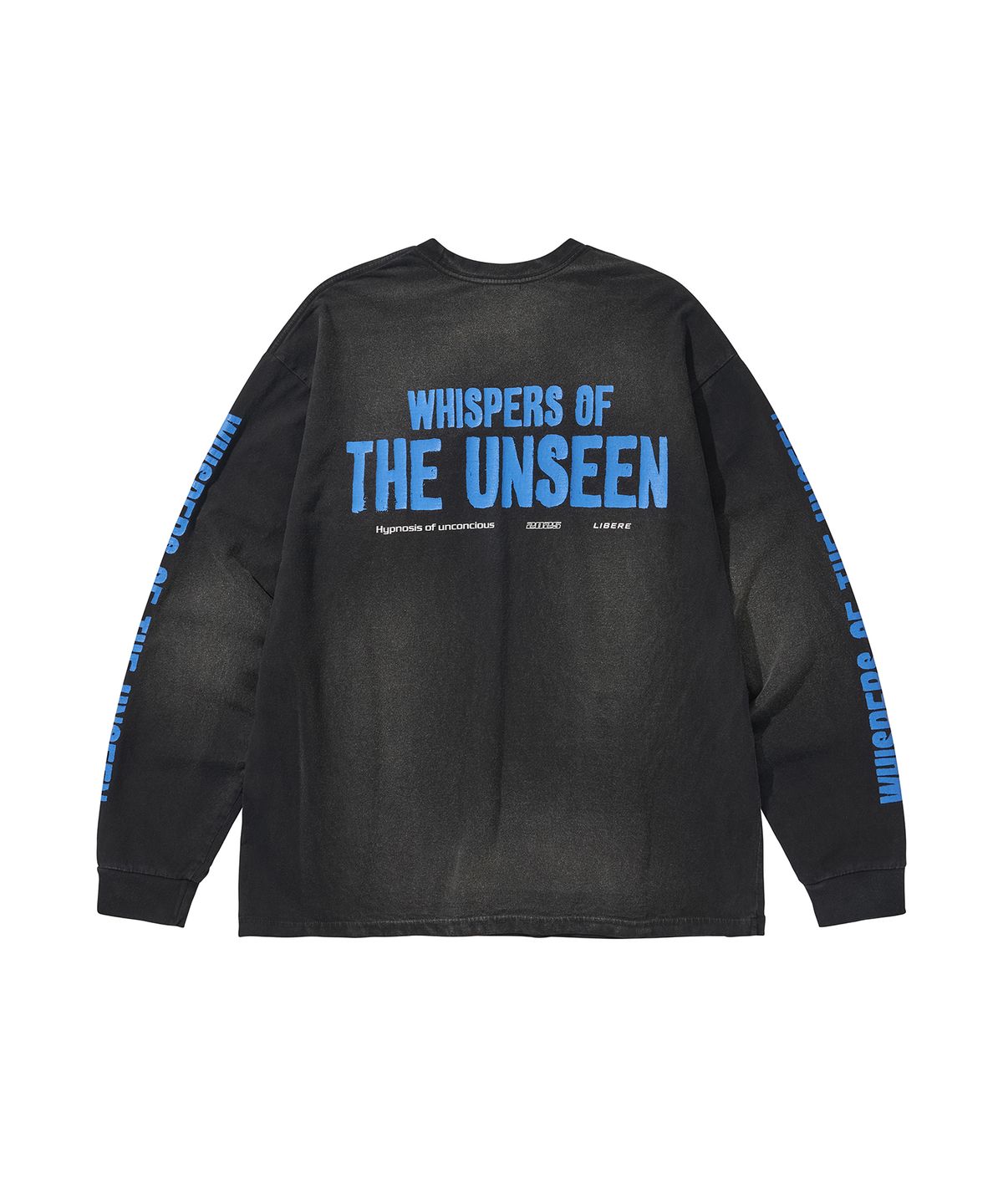 리베레(LIBERE) WHISPERS OF THE UNSEEN LONG SLEEVE TEE / BLACK