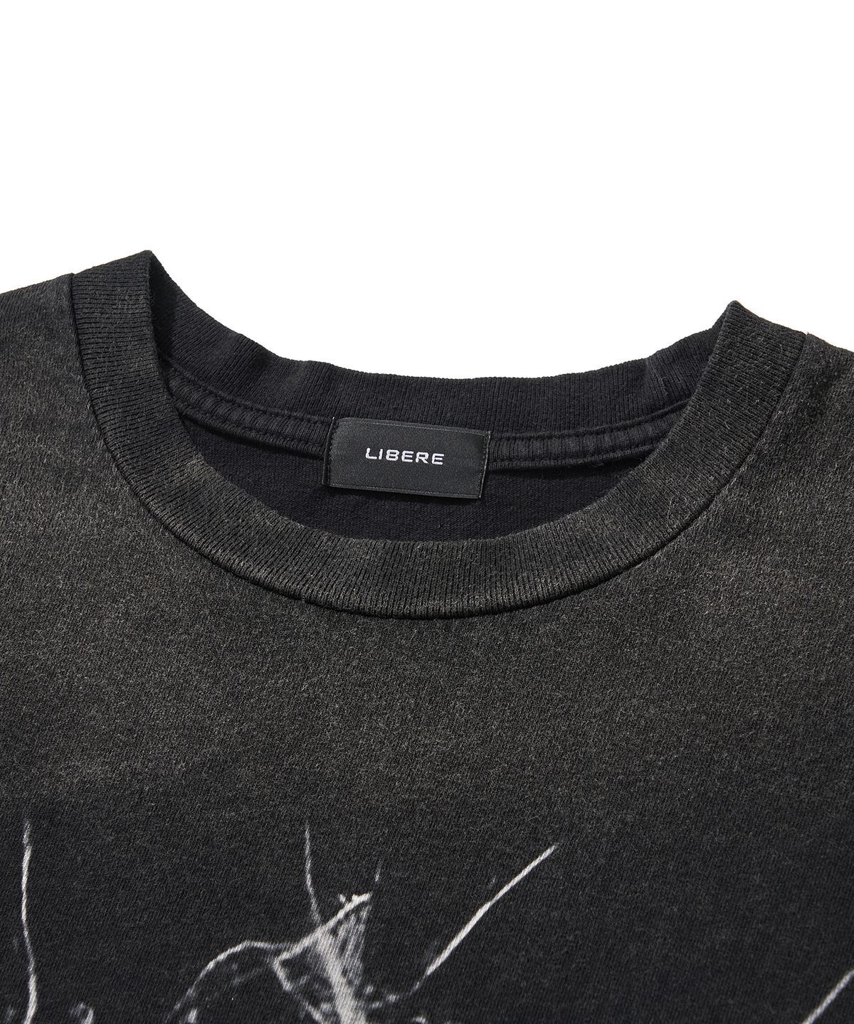 리베레(LIBERE) WHISPERS OF THE UNSEEN LONG SLEEVE TEE / BLACK