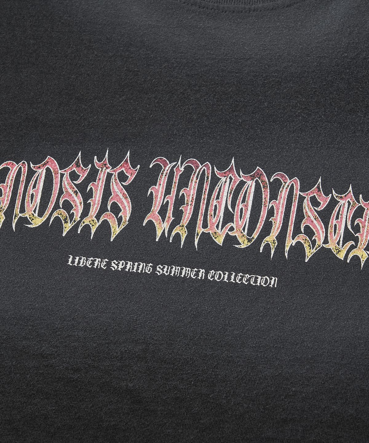 리베레(LIBERE) FLAME LONG SLEEVE TEE / BLACK