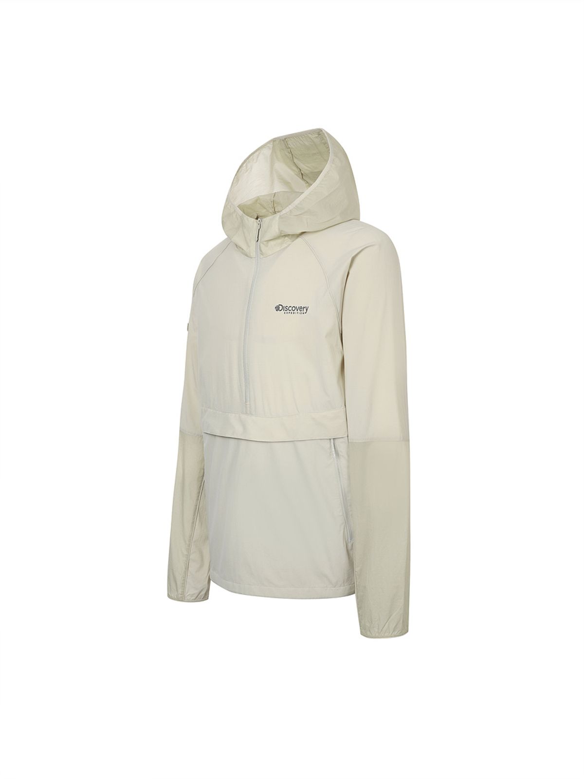 디스커버리 익스페디션(DISCOVERY EXPEDITION) 프레시벤트 립스탑 아노락 바람막이 (D.Skin Beige)