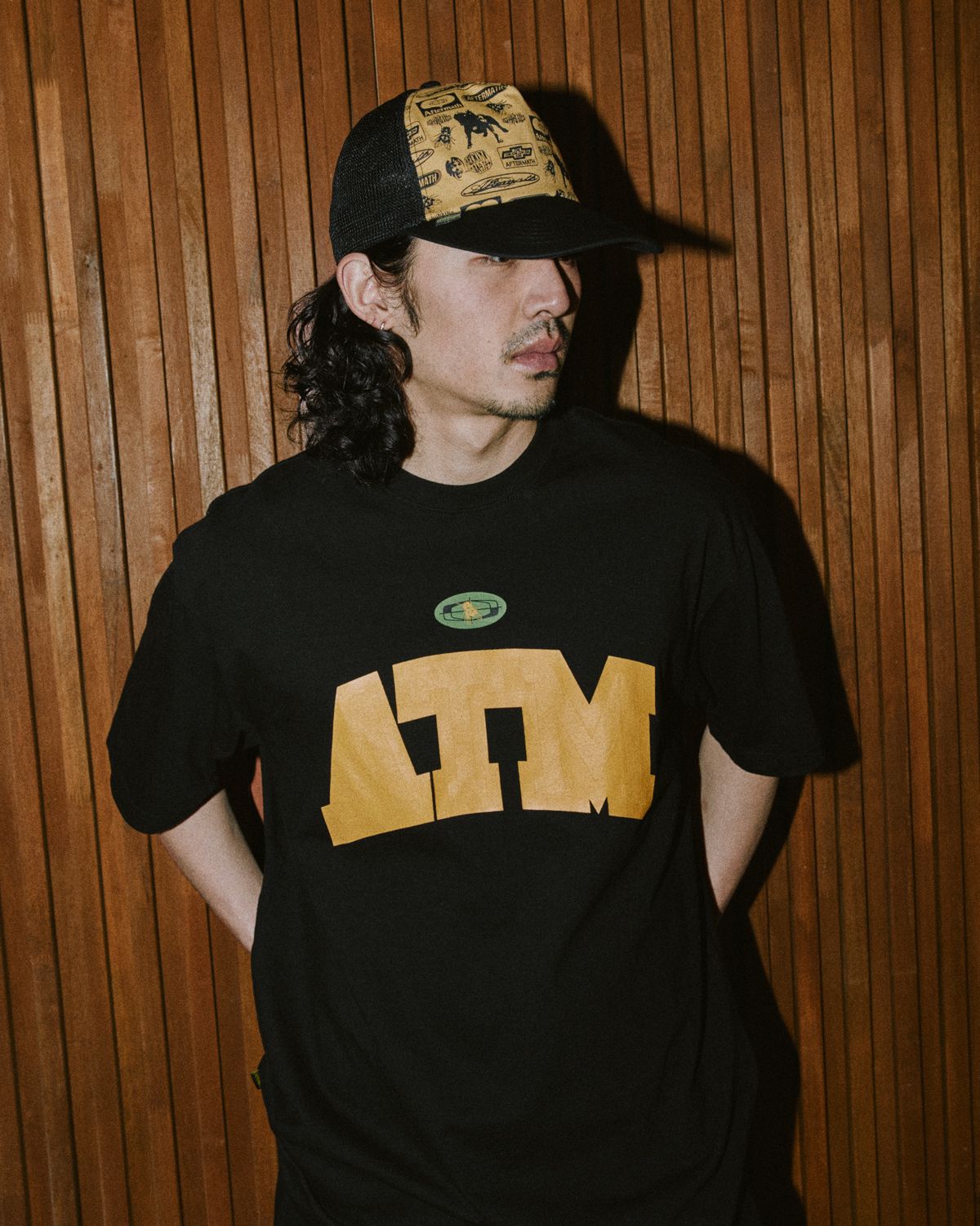 애프터매스(AFTERMATH) BOLD ATM TEE [BLACK]
