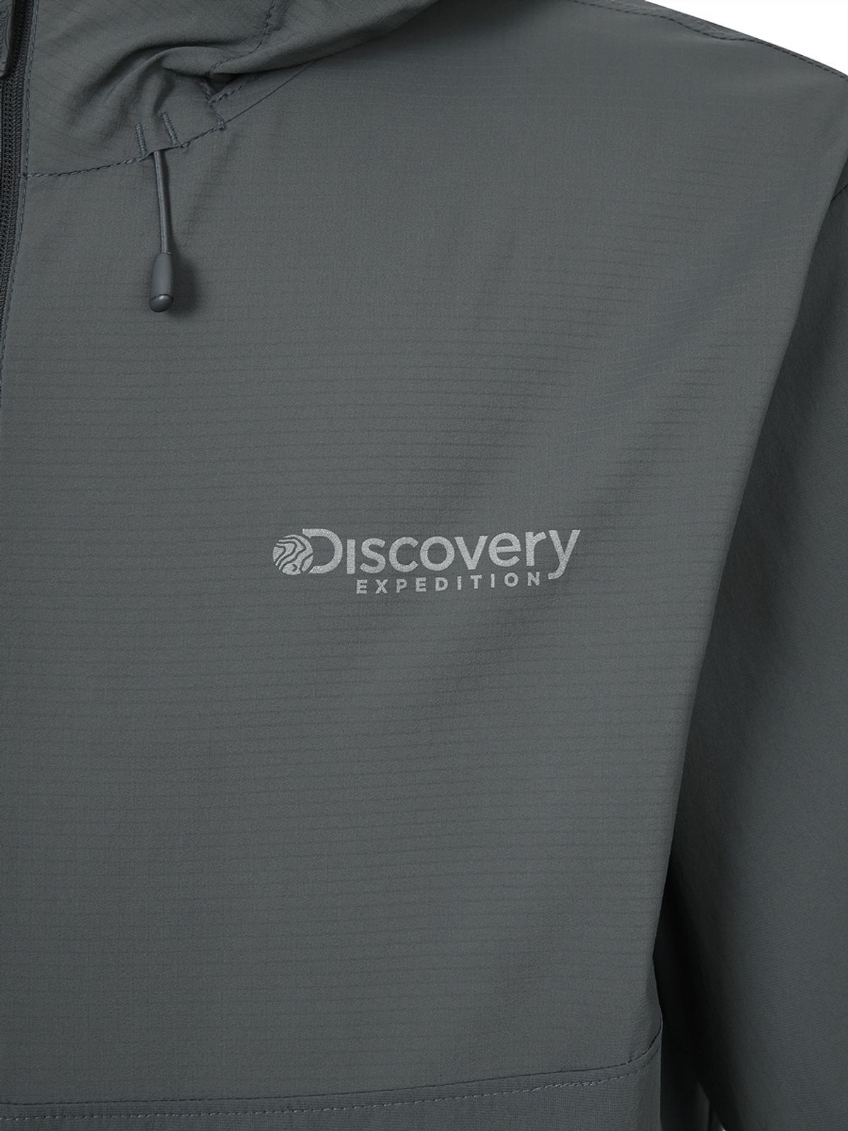 디스커버리 익스페디션(DISCOVERY EXPEDITION) 프레시벤트 폴튼 하이브리드 반팔 아노락 (D/GREY)