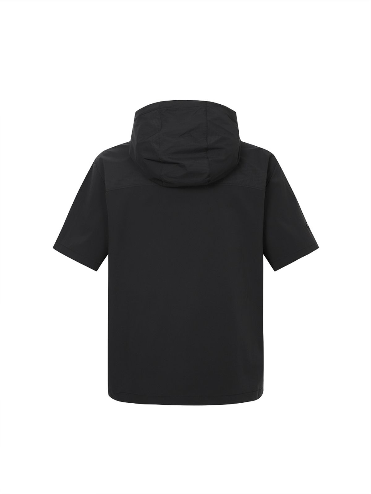 디스커버리 익스페디션(DISCOVERY EXPEDITION) 프레시벤트 폴튼 하이브리드 반팔 아노락 (BLACK)