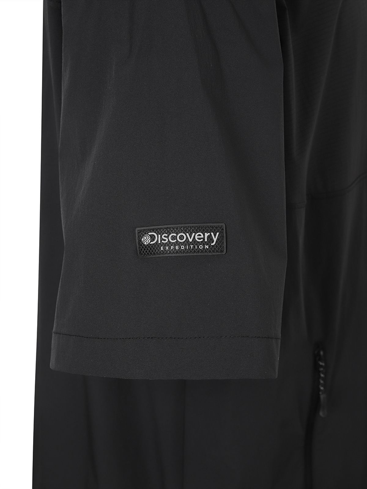 디스커버리 익스페디션(DISCOVERY EXPEDITION) 프레시벤트 폴튼 하이브리드 반팔 아노락 (BLACK)