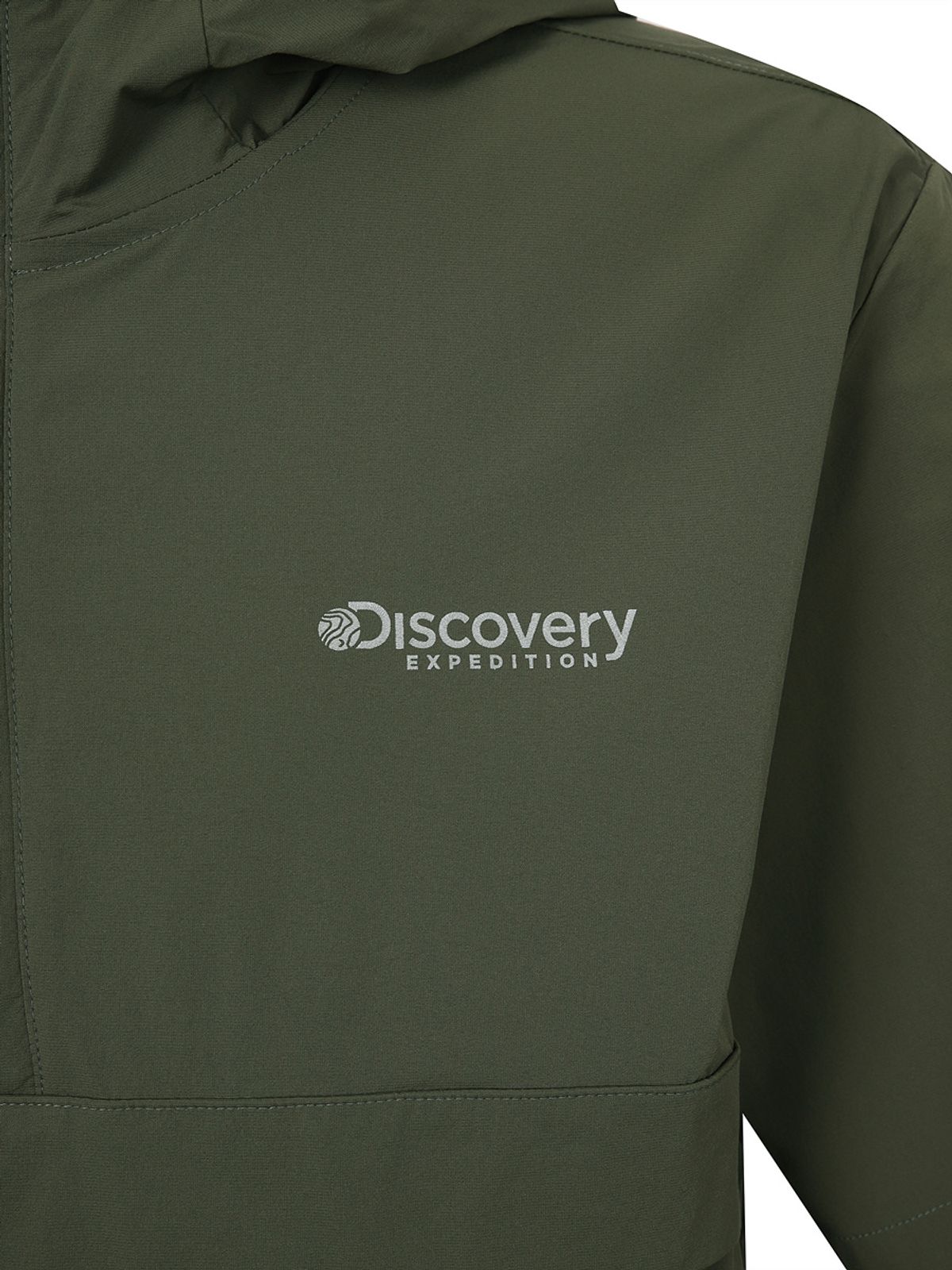디스커버리 익스페디션(DISCOVERY EXPEDITION) 프레시벤트 폴튼 트레이닝 반팔 아노락 (D.Khaki)