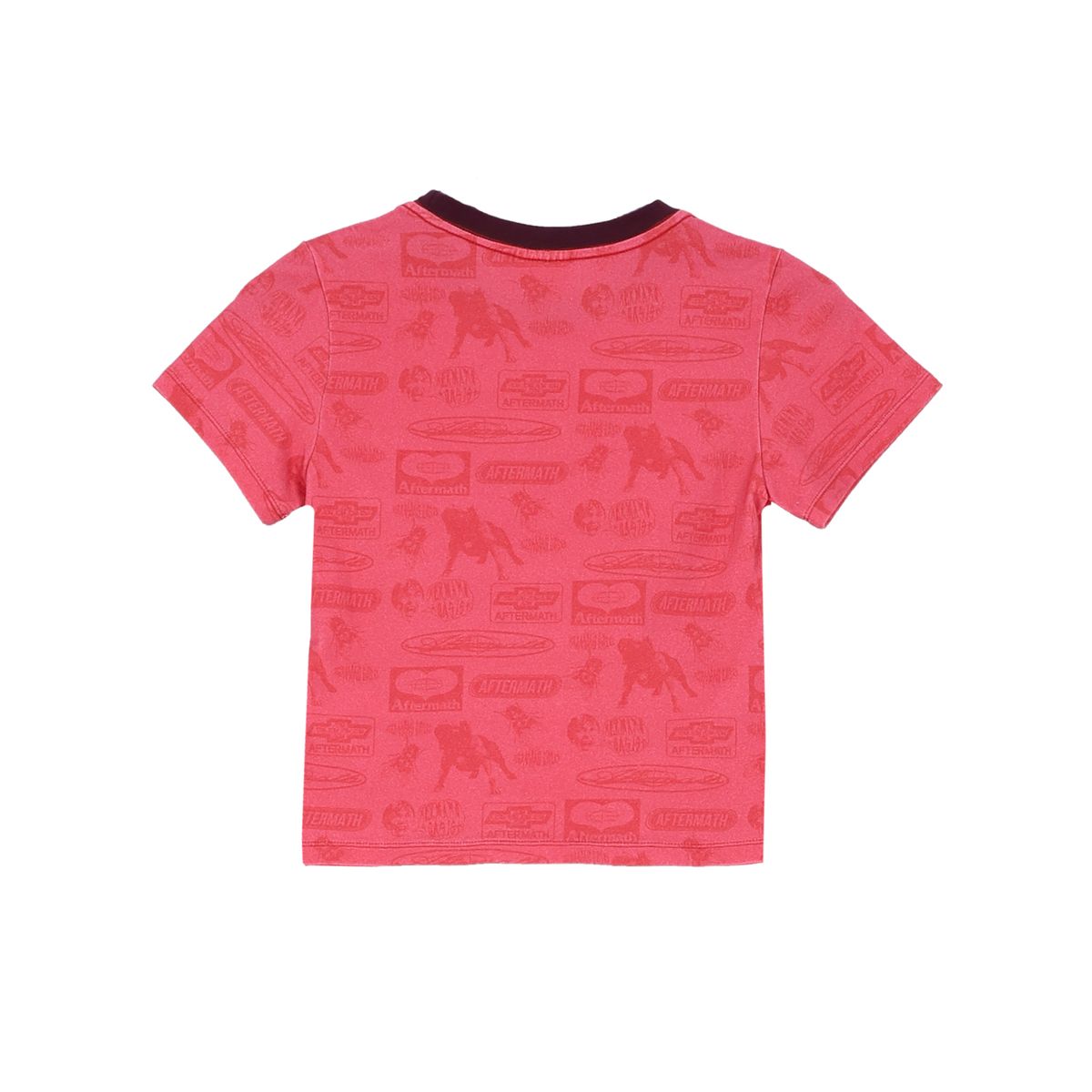애프터매스(AFTERMATH) W FULL PRINT TEE [CORAL RED]