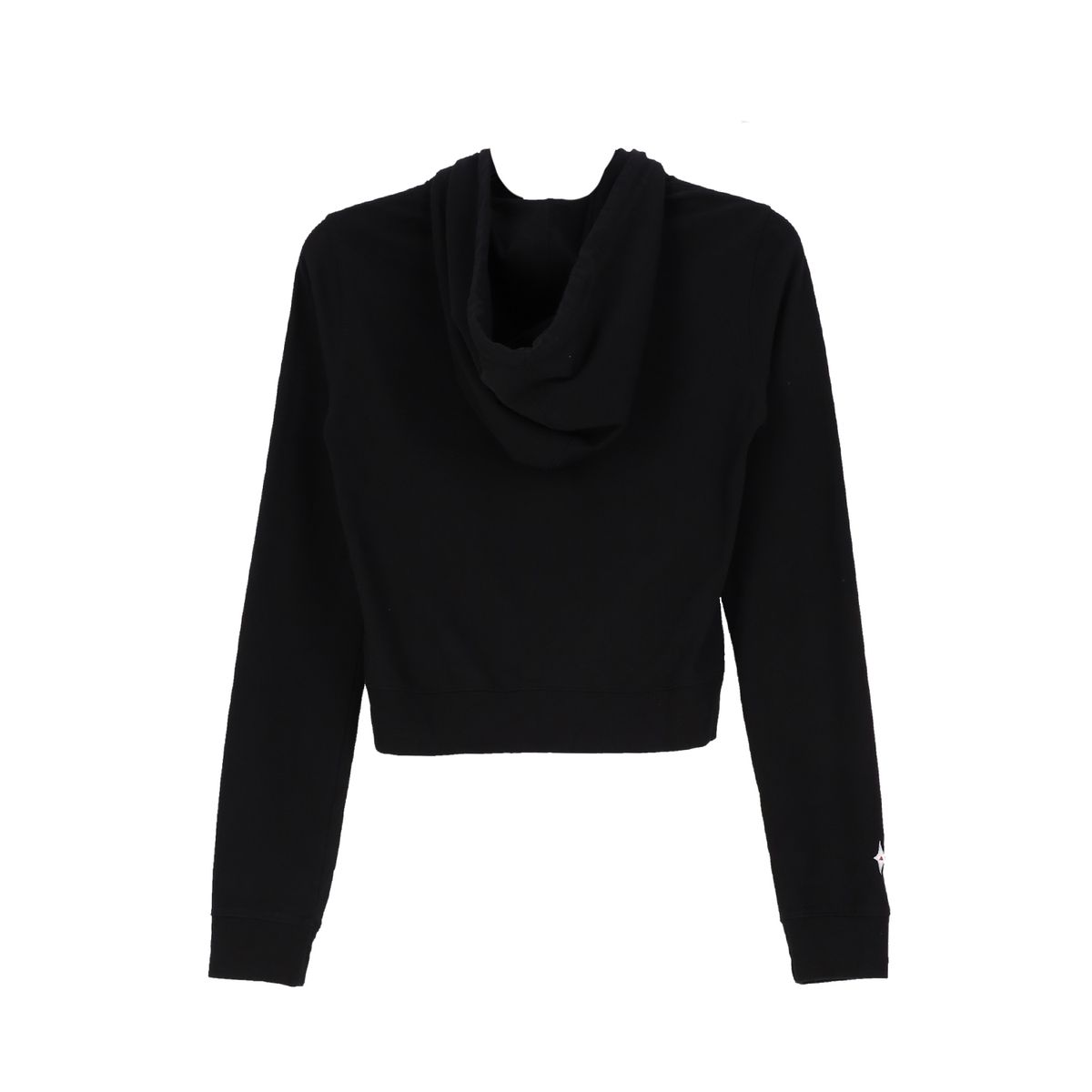 애프터매스(AFTERMATH) W CONTRAST STITCH ZIP HOODIE [BLACK]