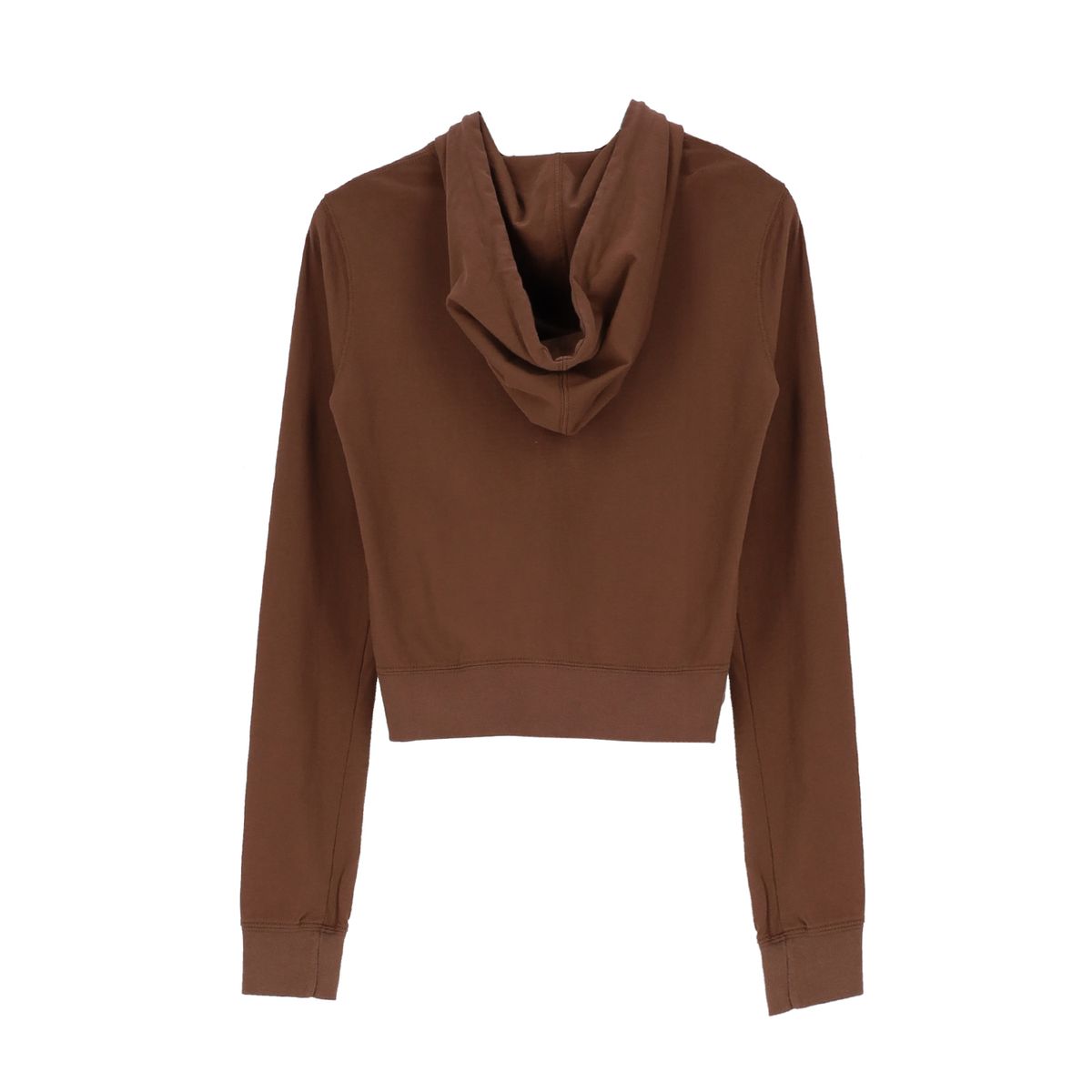애프터매스(AFTERMATH) W CONTRAST STITCH ZIP HOODIE [BROWN]