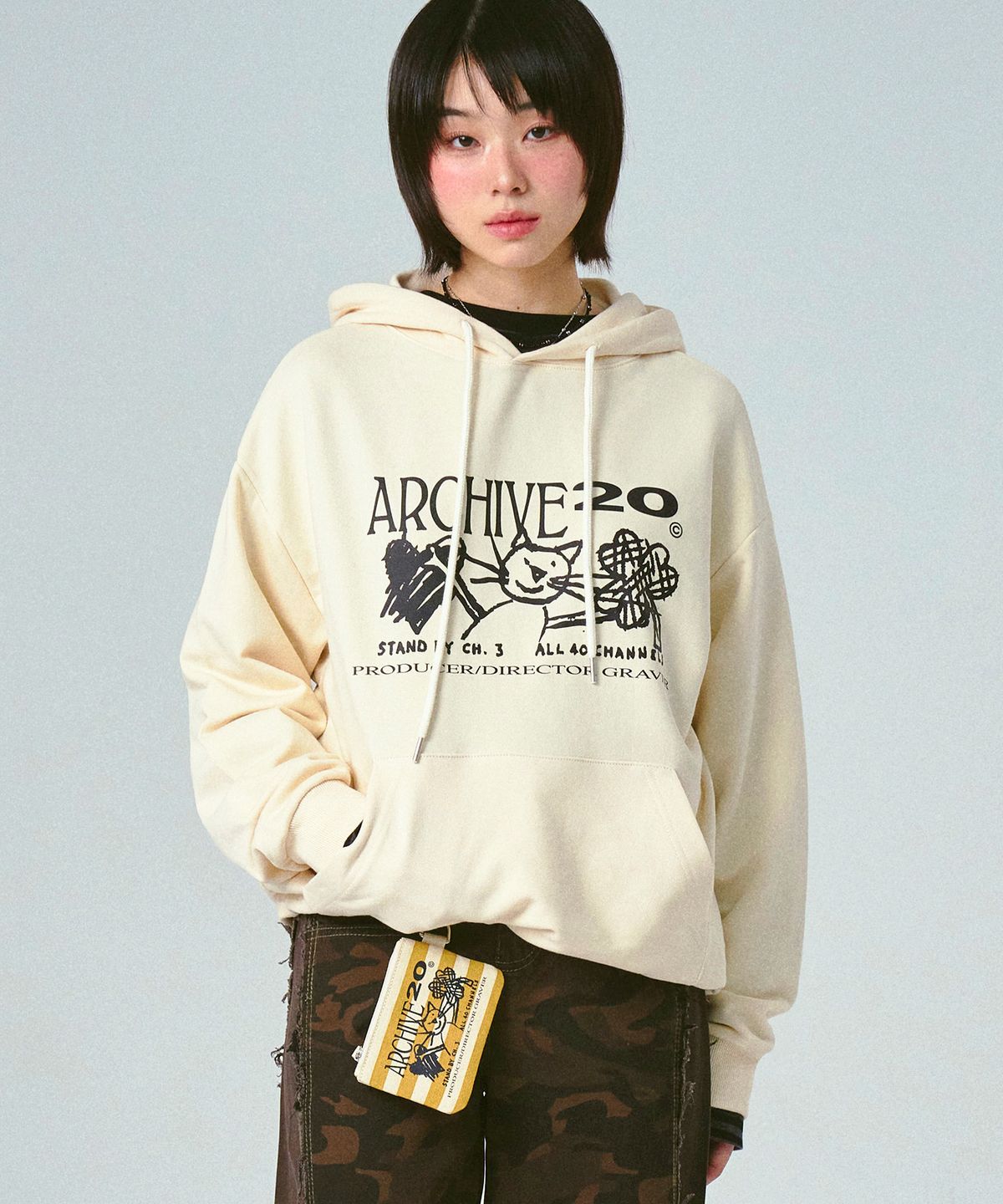 그레이버(GRAVER) [UNISEX]ARCHIVE20 후드티_4color