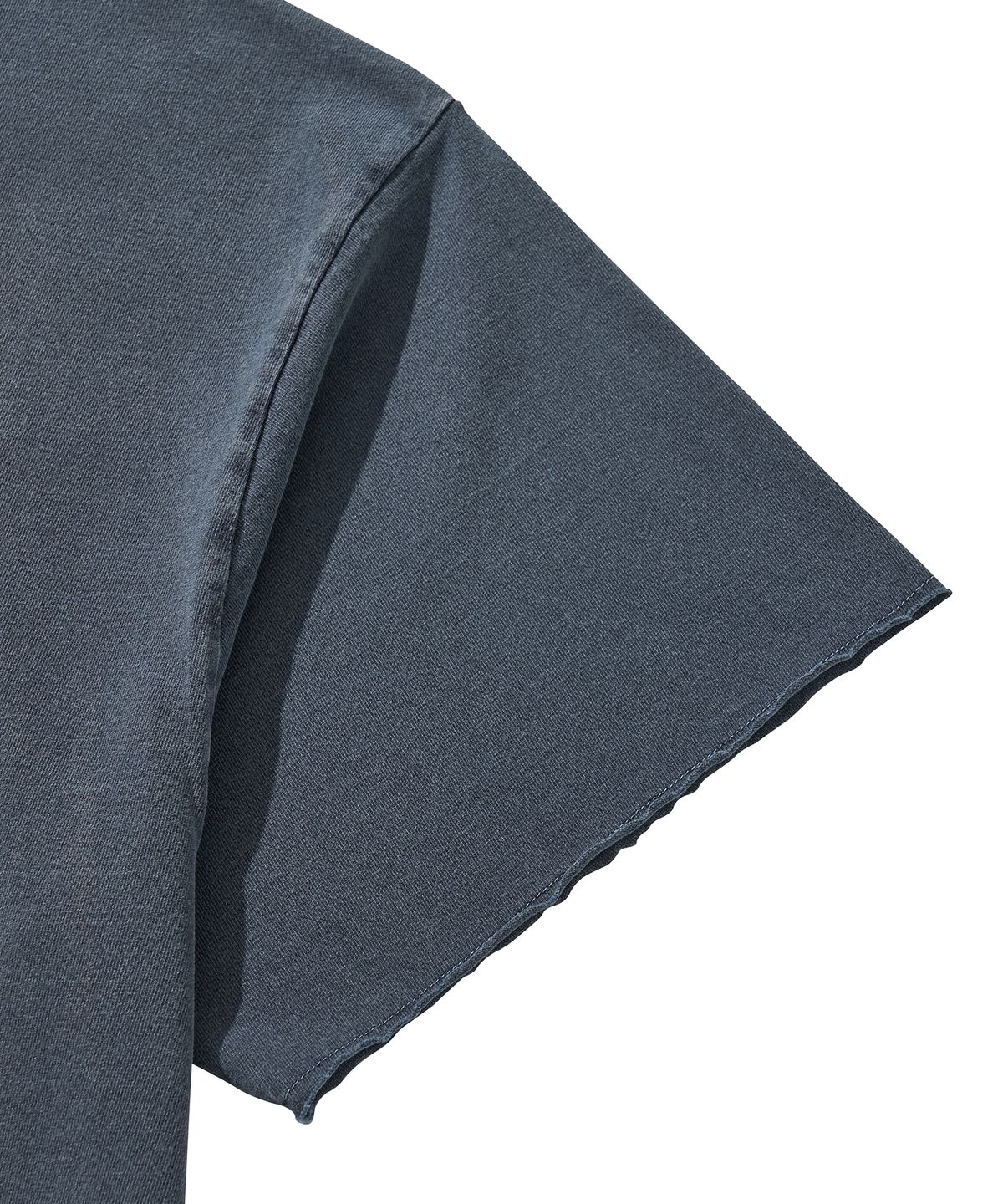 리베레(LIBERE) MESH HOOD T-SHIRT / NAVY