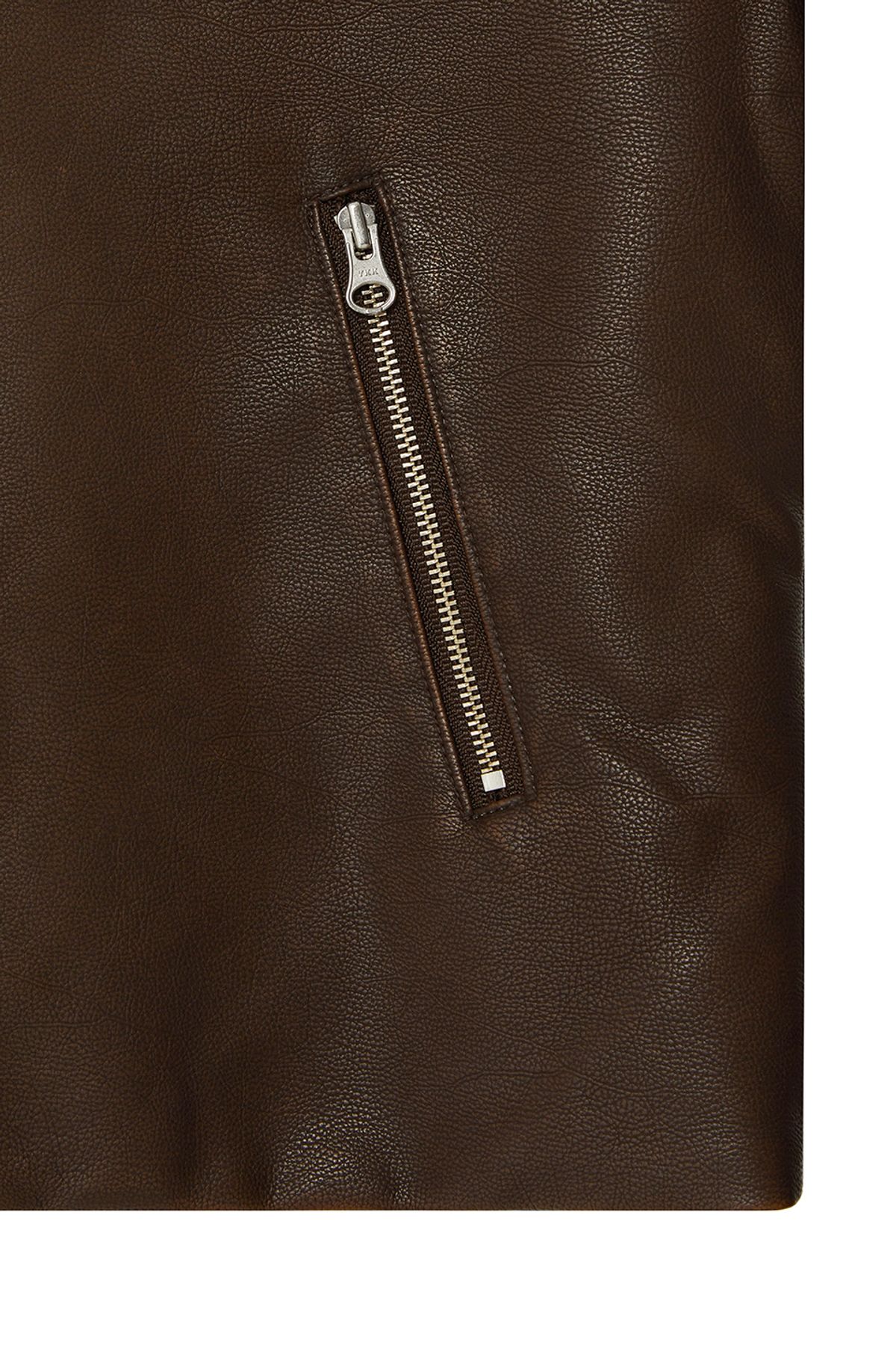 비바스튜디오(VIVASTUDIO) WOMAN BARRIO SINGLE RIDER JACKET [BROWN]