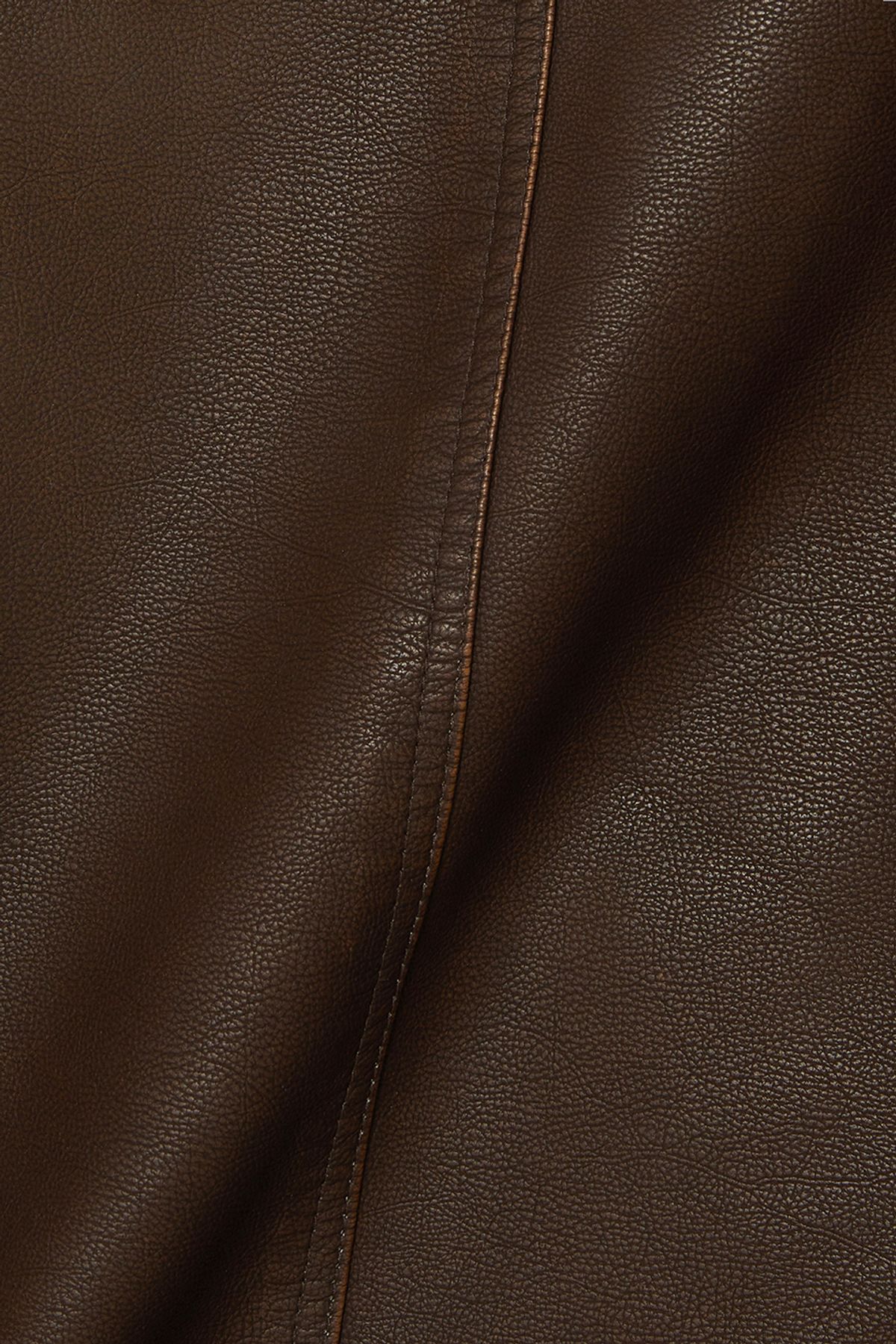 비바스튜디오(VIVASTUDIO) WOMAN BARRIO SINGLE RIDER JACKET [BROWN]