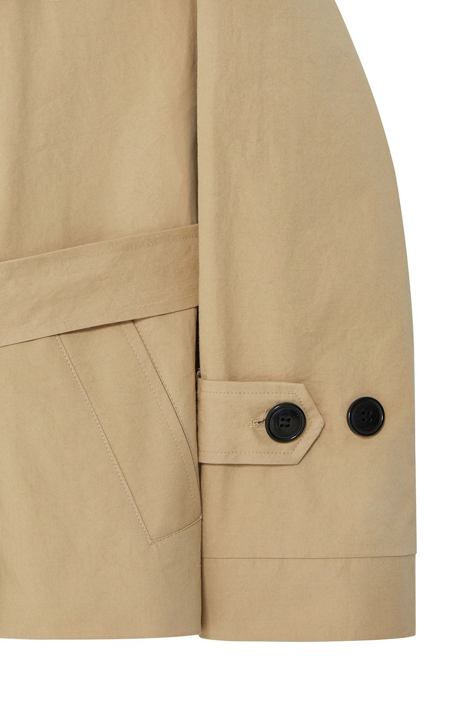 関税/送料込★VIVASTUDIO★25SS_CROPPED OVERSIZED TRENCH COAT MUSINSA | VIVASTUDIO WOMAN CROPPED OVERSIZED TRENCH COAT [BEIGE]
