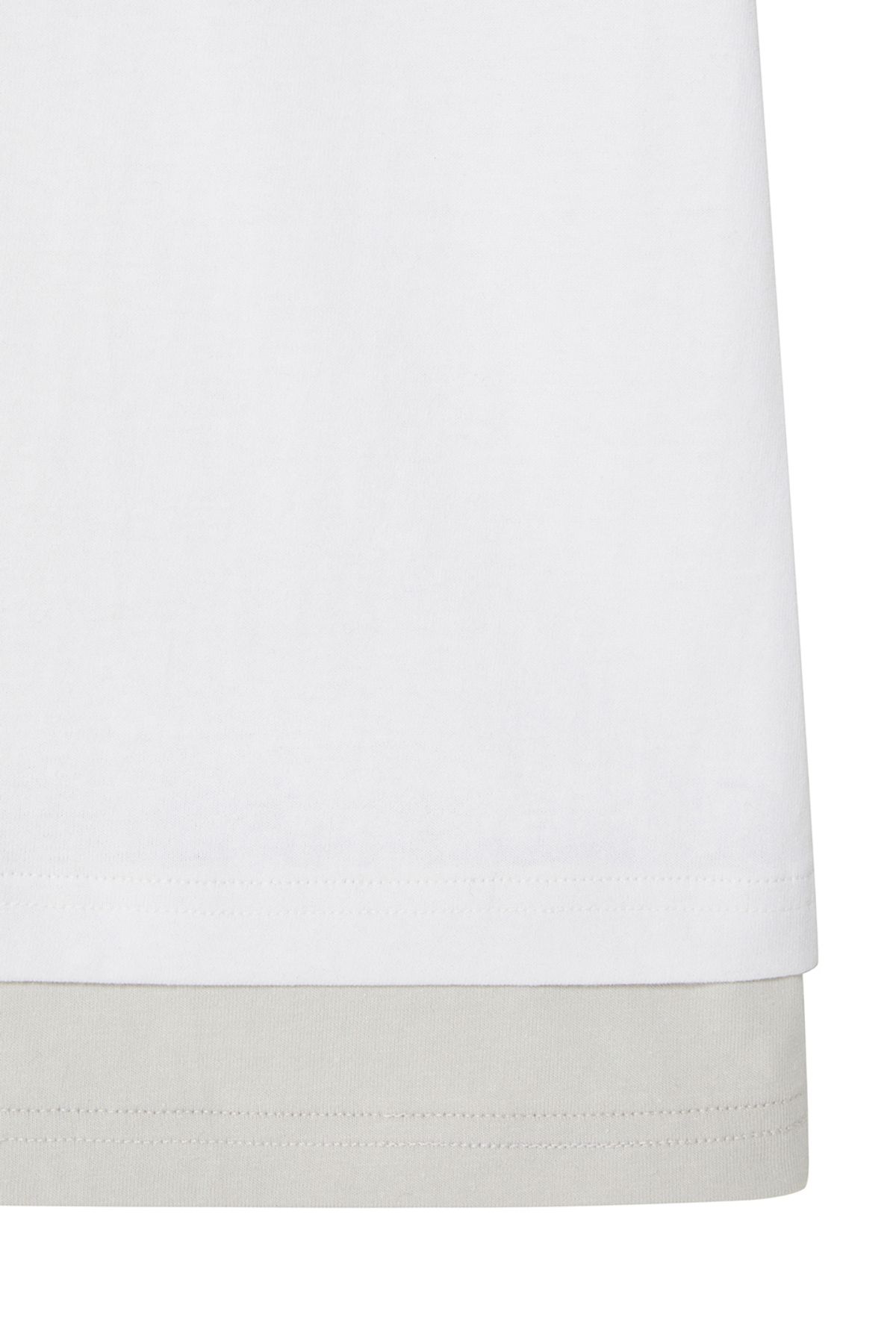 비바스튜디오(VIVASTUDIO) WOMAN ROMANCE LAYERED T-SHIRT [WHITE]