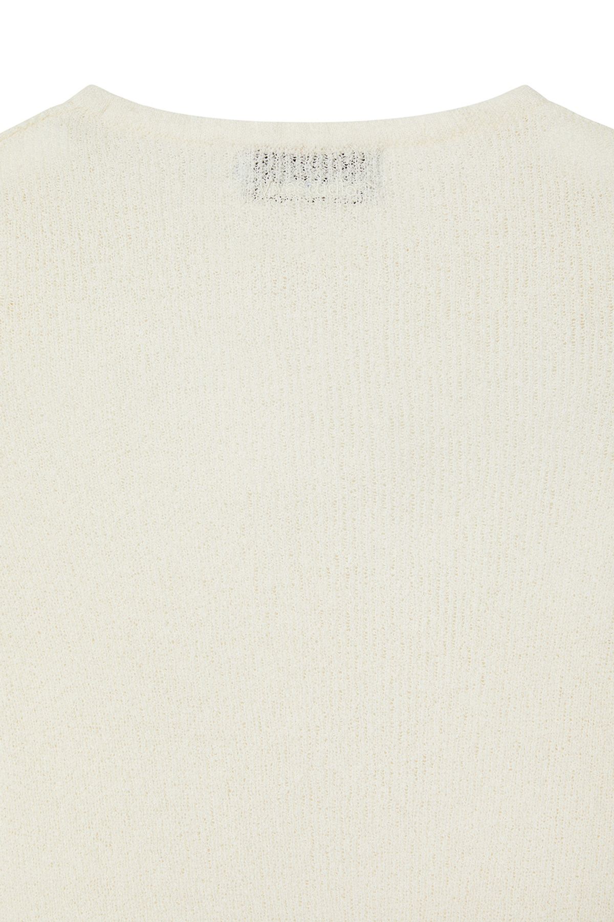 비바스튜디오(VIVASTUDIO) WOMAN CUT-OUT SEE-THROUGH KNIT [IVORY]