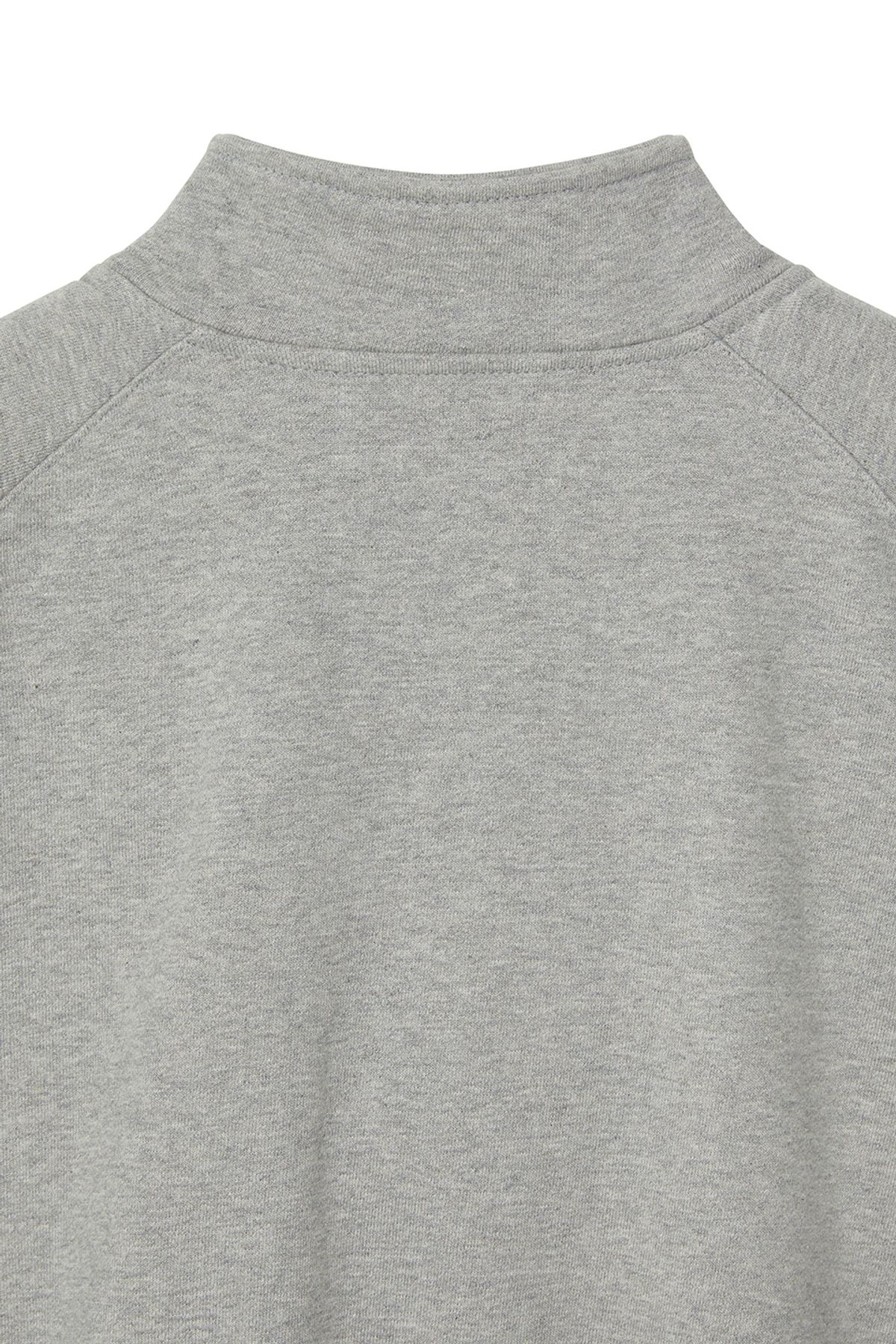 비바스튜디오(VIVASTUDIO) WOMAN HALF-ZIP SWEATSHIRT [MELANGE GRAY]