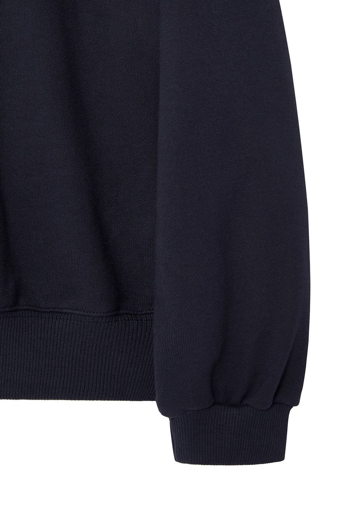 비바스튜디오(VIVASTUDIO) WOMAN HALF-ZIP SWEATSHIRT [NAVY]