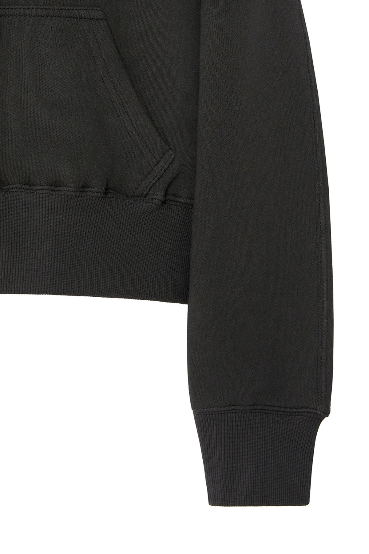 비바스튜디오(VIVASTUDIO) WOMAN LOGO HOODIE ZIP-UP [CHARCOAL]