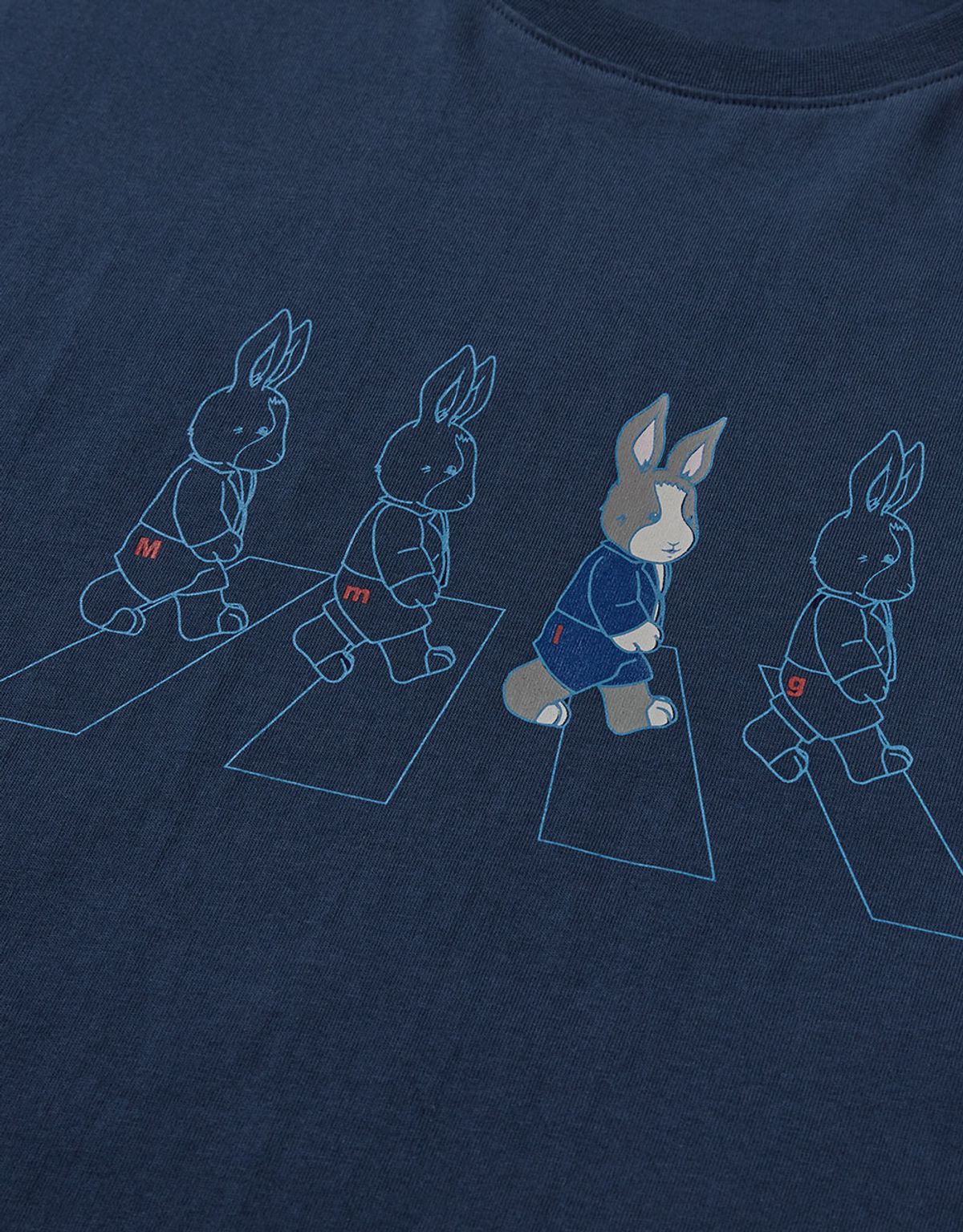 엠엠엘지(MMLG) [Mmlg] ABBEY ROAD HF-T (BLUE NAVY)