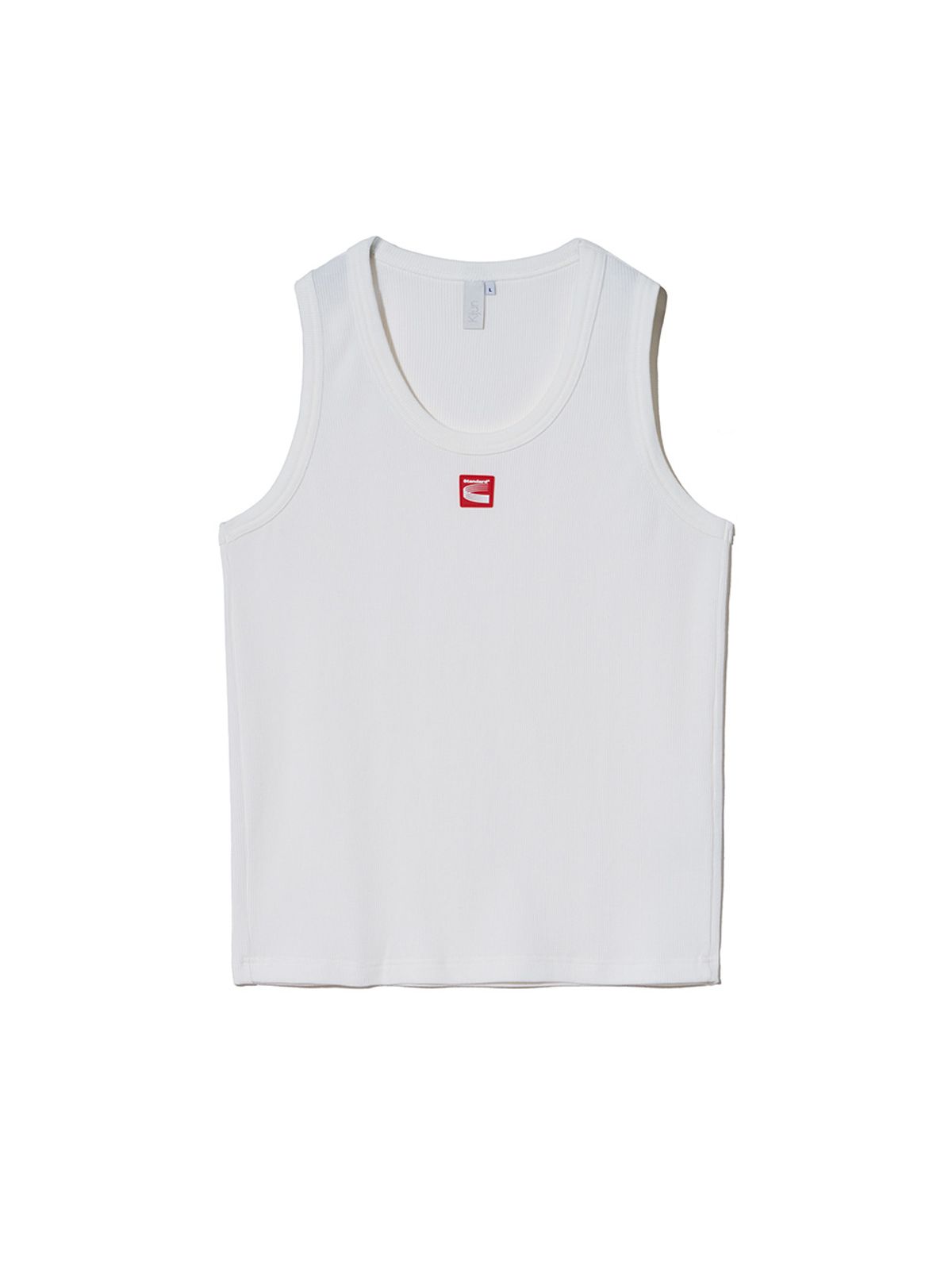 기준 맨(KIJUN MEN) (M) Patch Tank Top Off-White