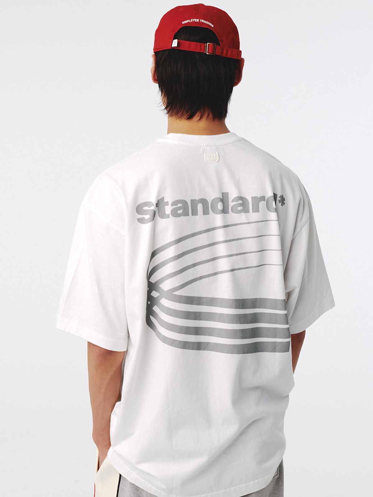 기준 맨(KIJUN MEN) Standard Oversized T-Shirt Off-White
