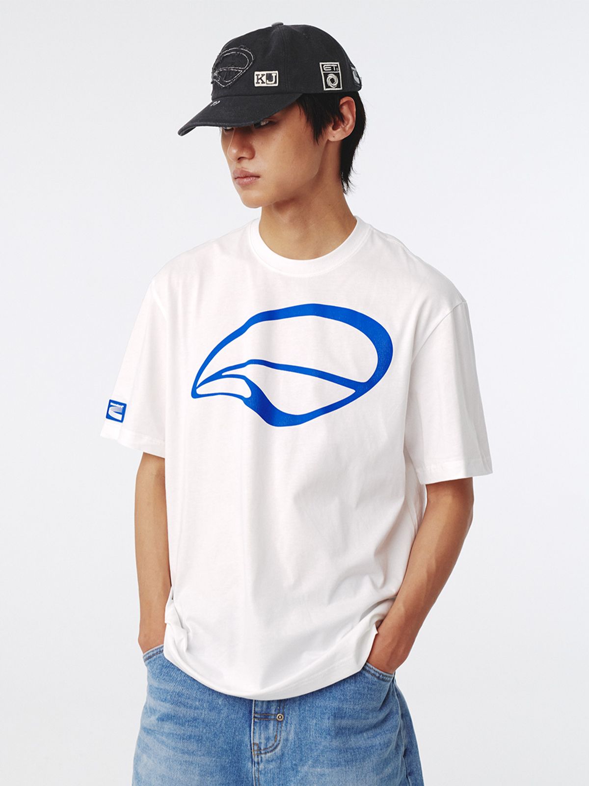 기준 맨(KIJUN MEN) Orbit T-Shirt Off-White