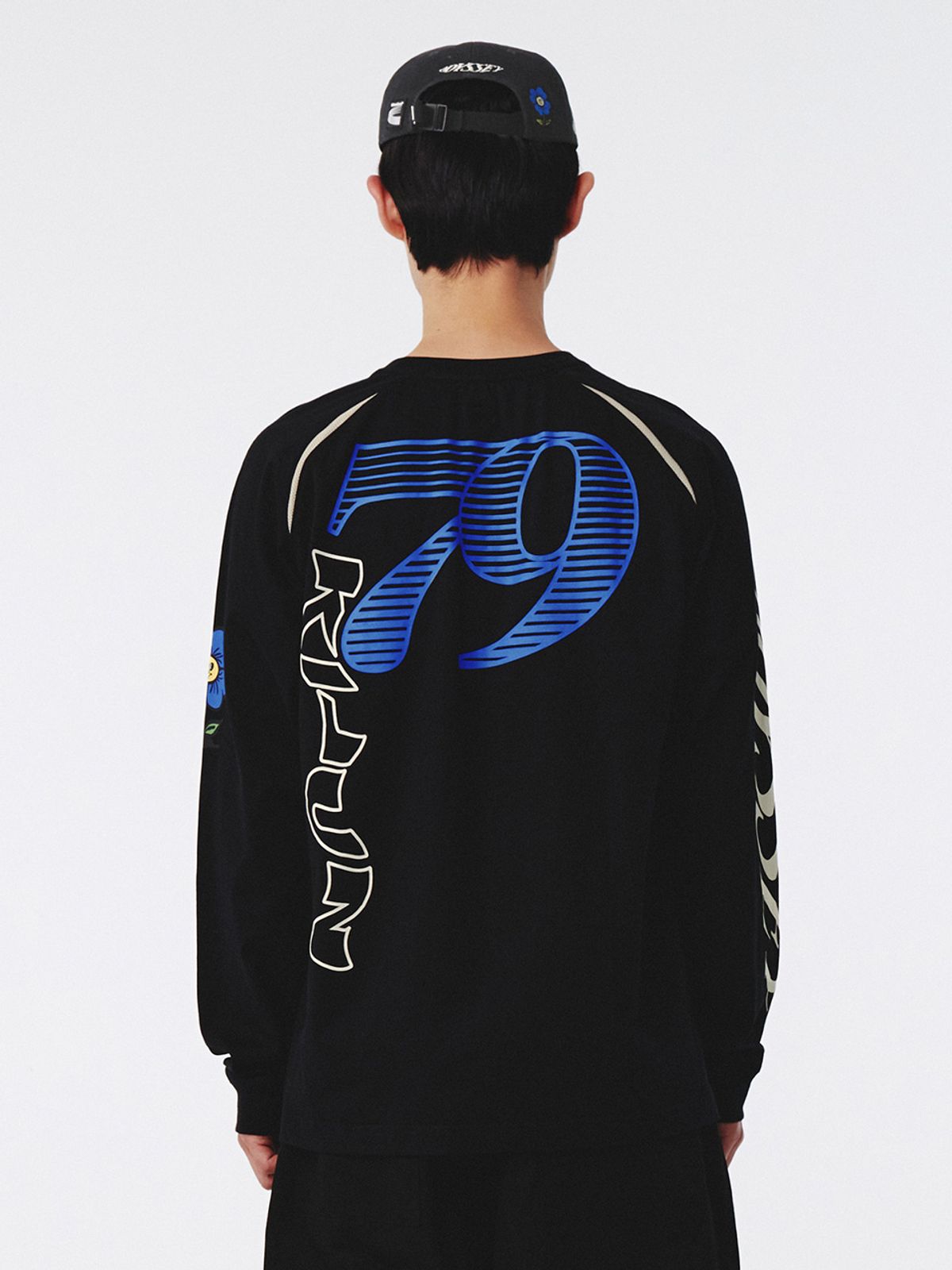 기준 맨(KIJUN MEN) Cycle Long Sleeve T-Shirt Black