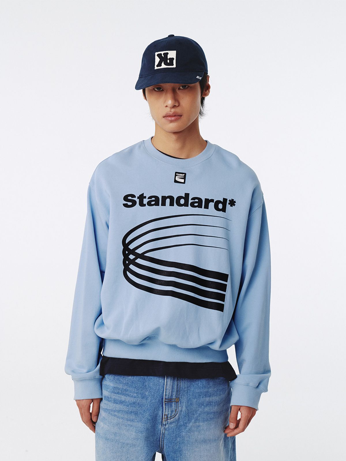 기준 맨(KIJUN MEN) Standard Pullover Sky Blue