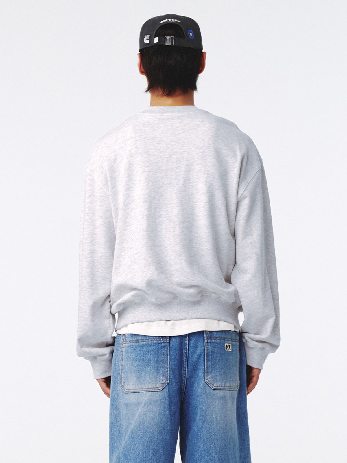 기준 맨(KIJUN MEN) Standard Pullover Melange White