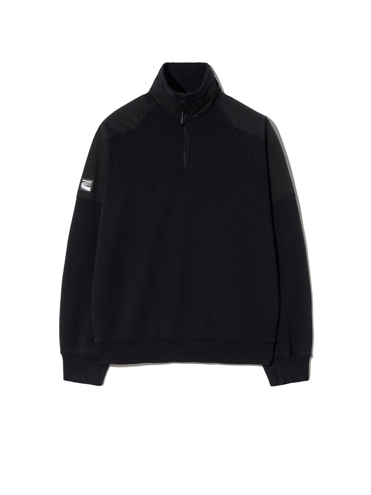기준 맨(KIJUN MEN) Half Zip-Up Pullover Black