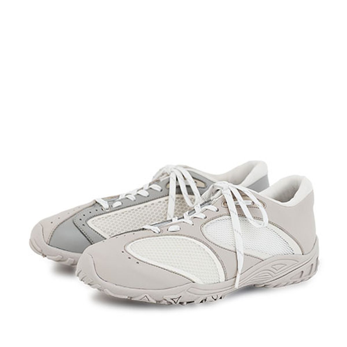 네거티브쓰리(NEGATIVETHREE) Asymmetry No.2 Sneakers_Ivory Grey