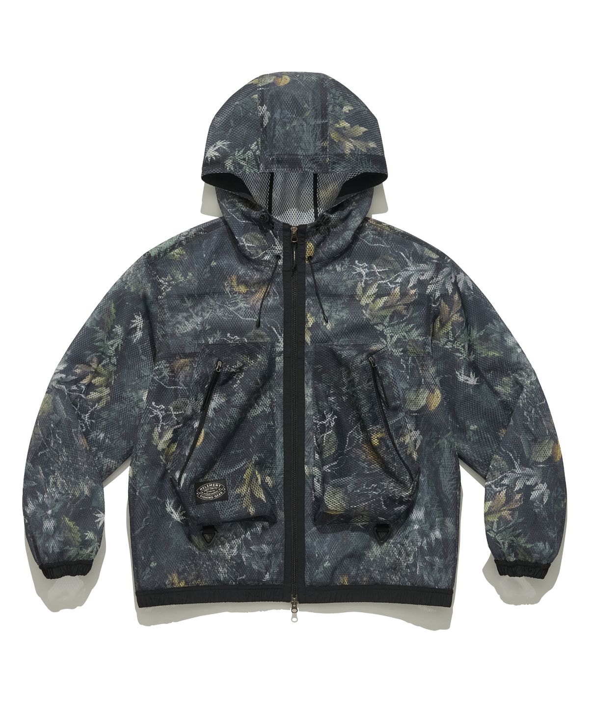 힐리먼트(HELEMENT) 모스 메쉬 후드점퍼 (CAMO)