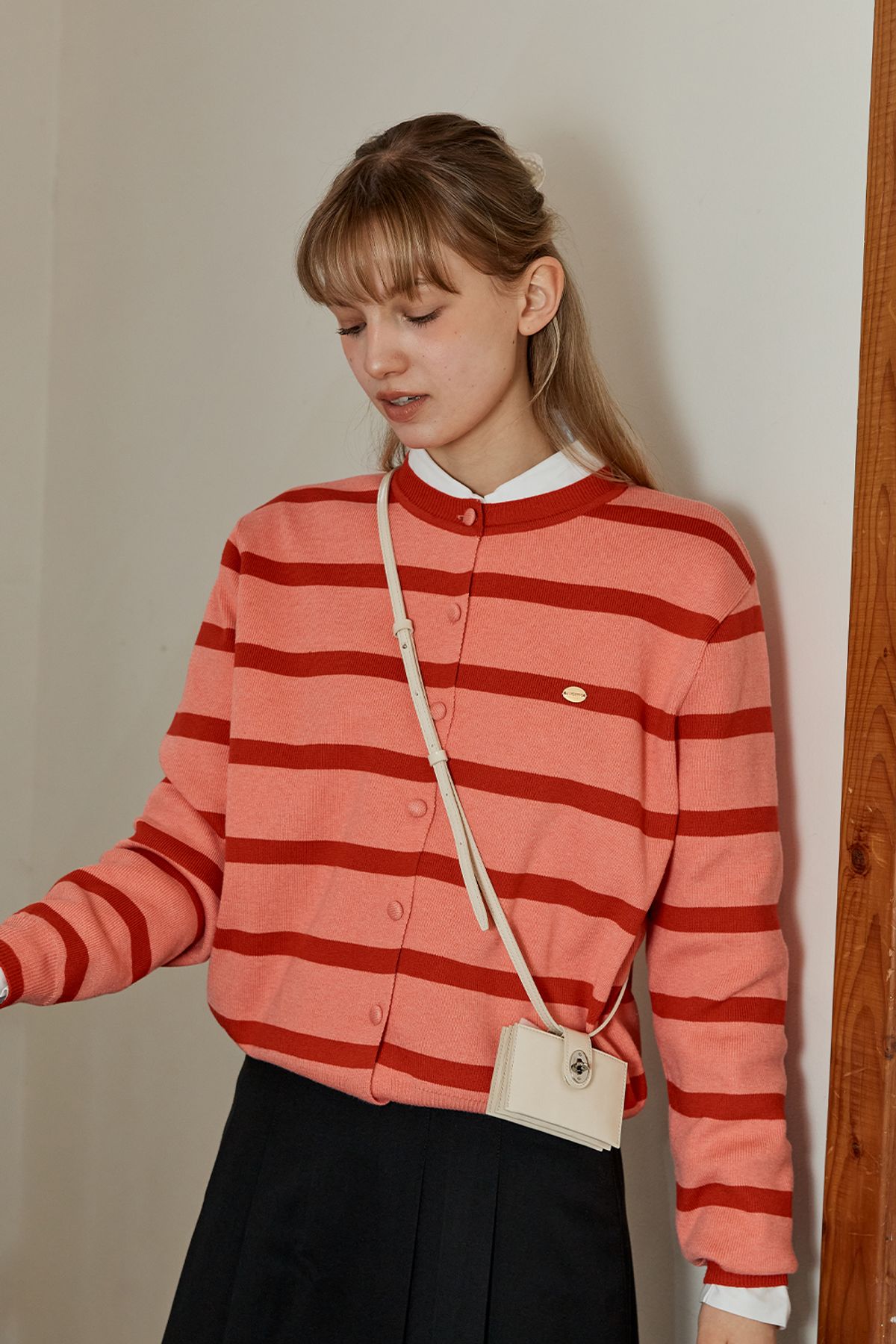 아노에틱(ANOETIC) ANC BUCKLE ACCORDION BAG_IVORY