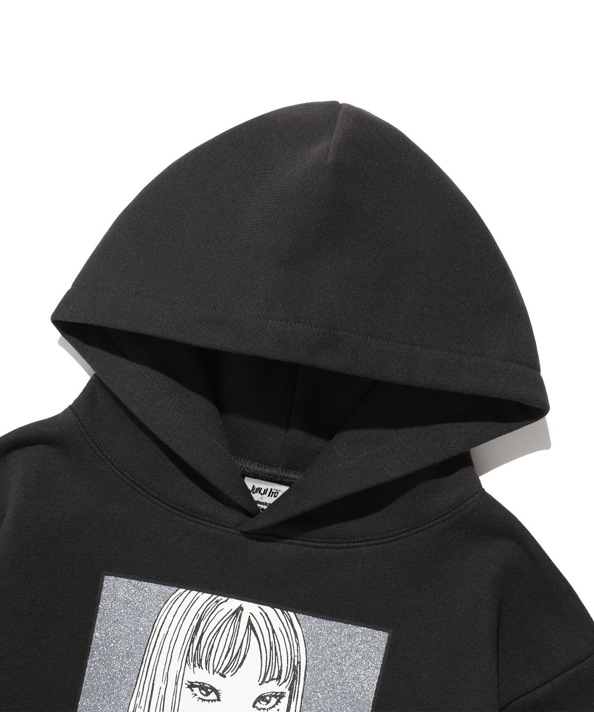 나이스고스트클럽(NICEGHOSTCLUB) JUNJI ITO MANIAC TOMIE GLITTER HOODIE_BLACK(NG2FSUM407B)
