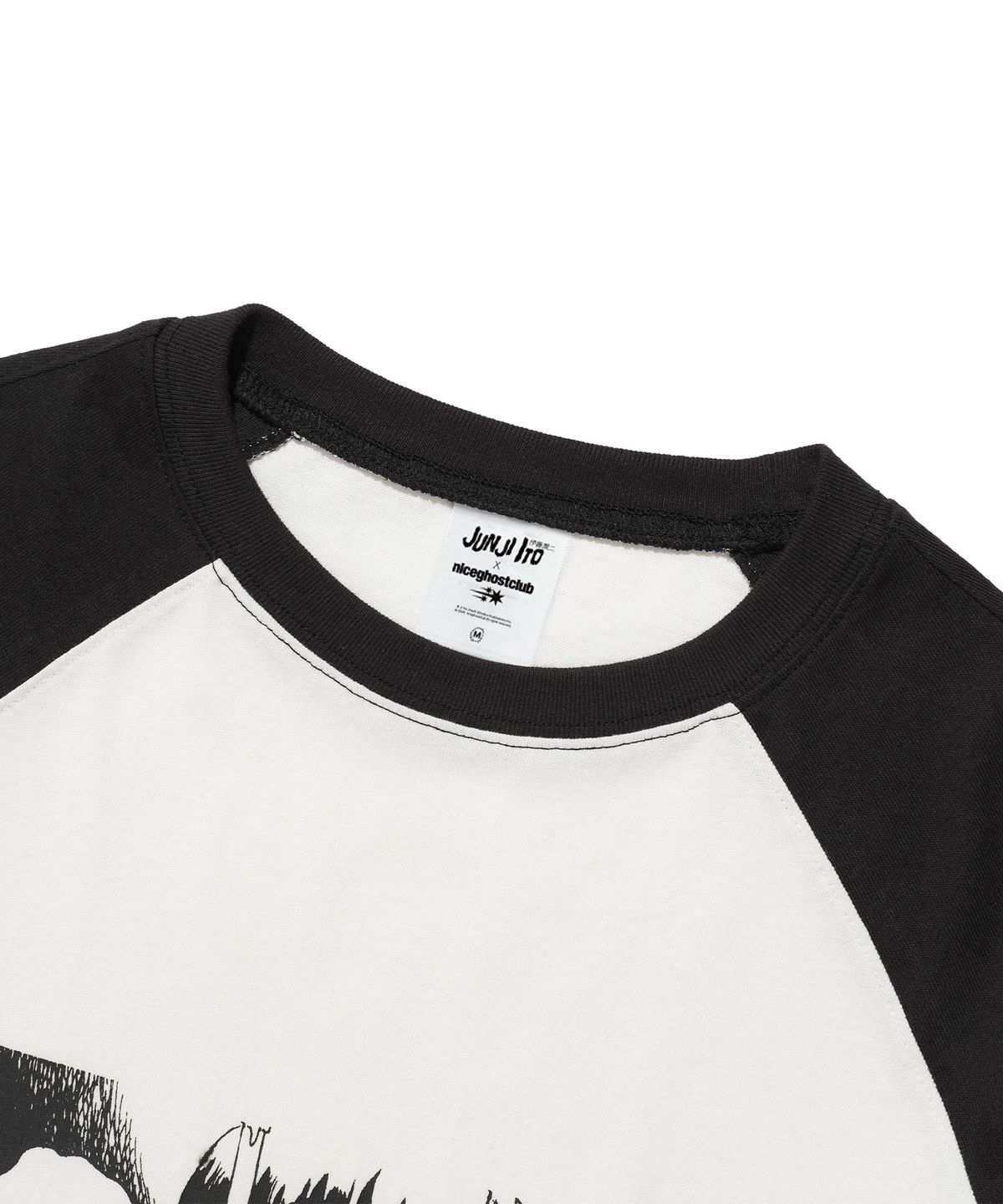 나이스고스트클럽(NICEGHOSTCLUB) JUNJI ITO MANIAC SOUICHI SLIM L/S TEE_WHITE(NG2FSUM445B)