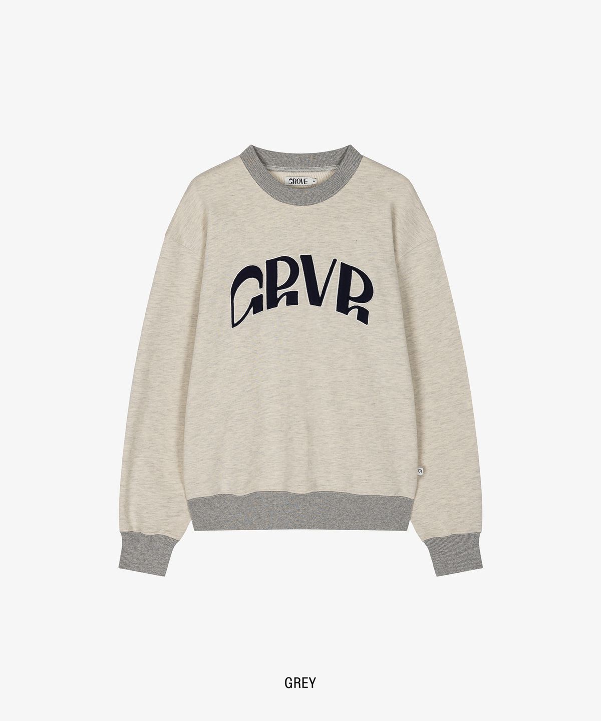 그로브(GROVE) GRVR COLOR SWEATSHIRT [3COLORS]