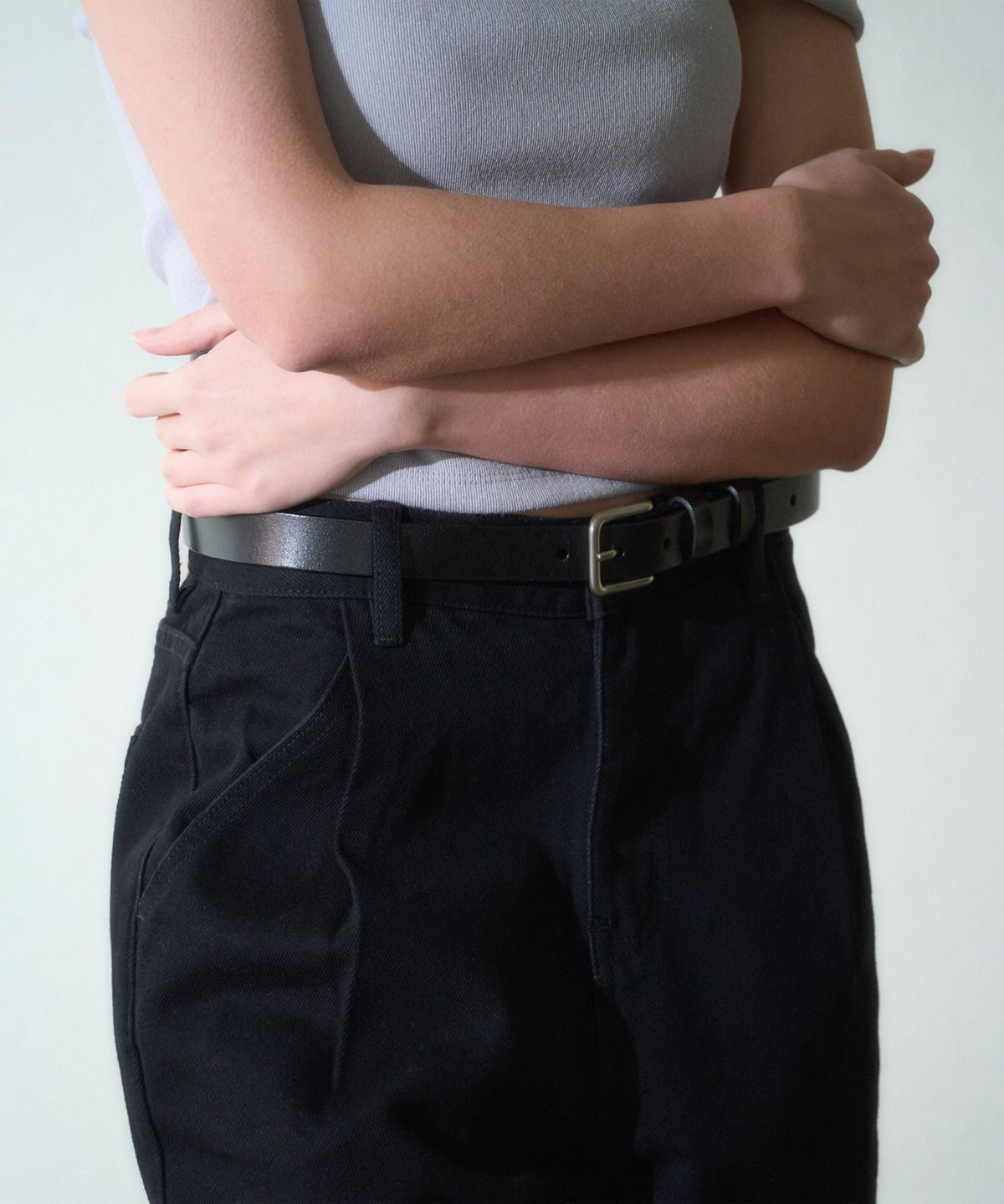 하우스 오브 폰드(HOUSE OF POND) Full Grain Cow Leather Belt_Black