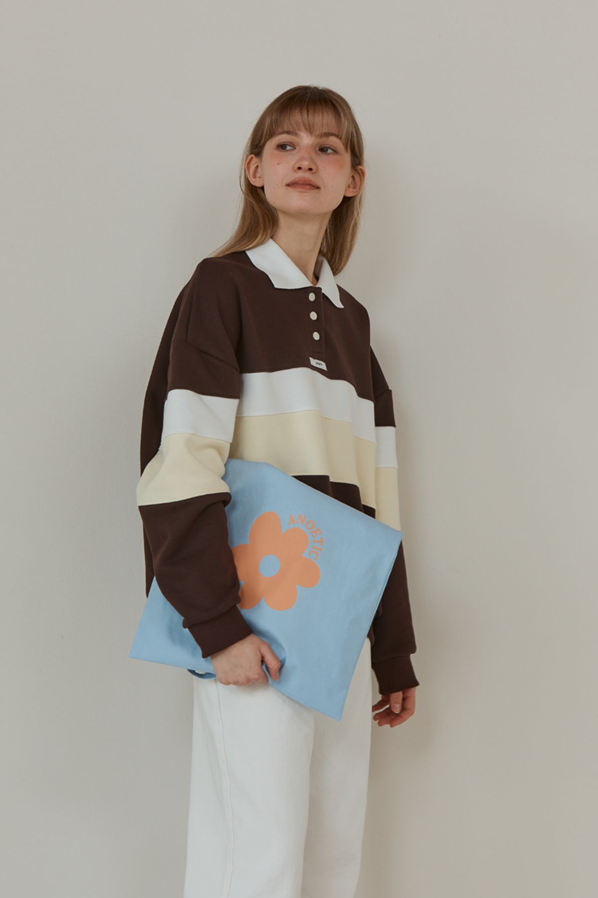 아노에틱(ANOETIC) ANC FLOWER ECO BAG_BLUE