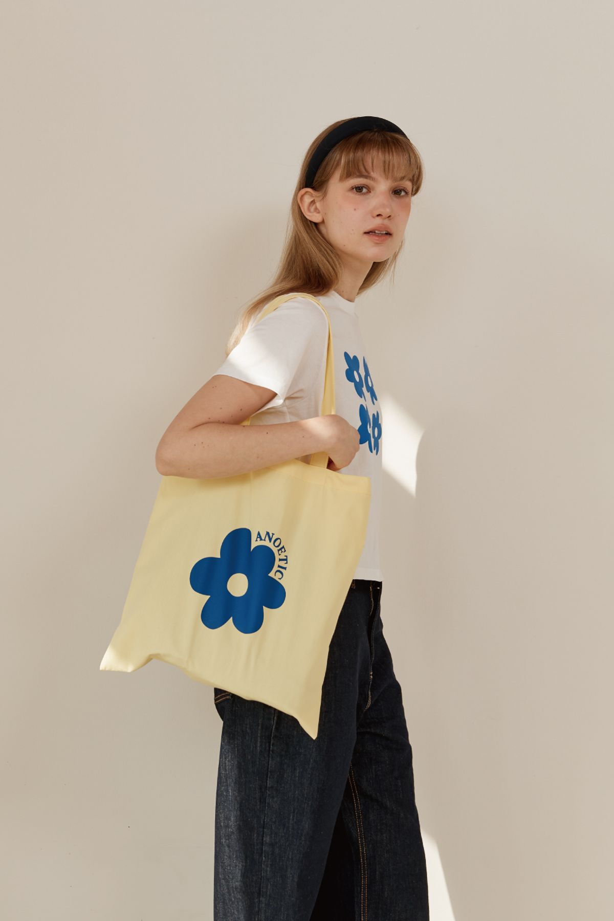 아노에틱(ANOETIC) ANC FLOWER ECO BAG_YELLOW