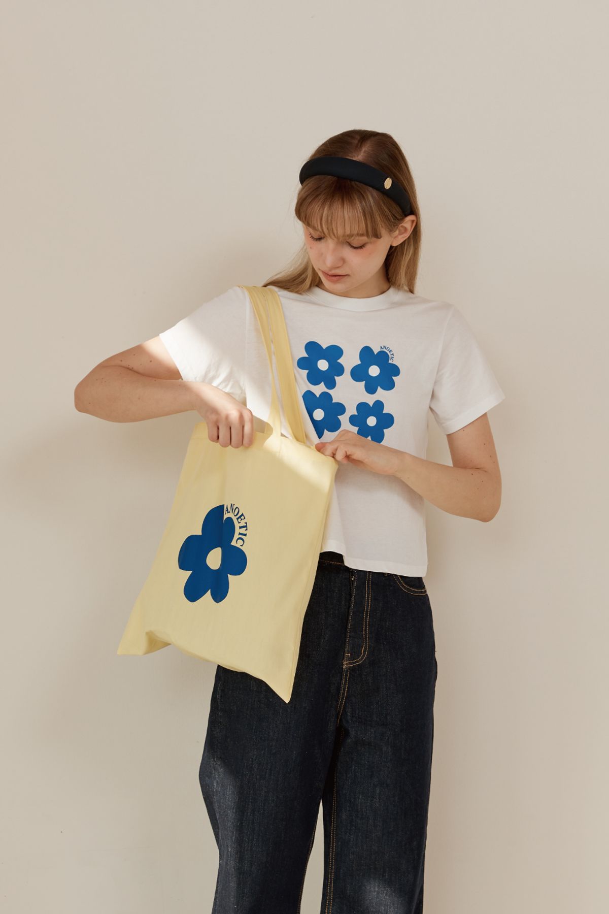 아노에틱(ANOETIC) ANC FLOWER ECO BAG_YELLOW