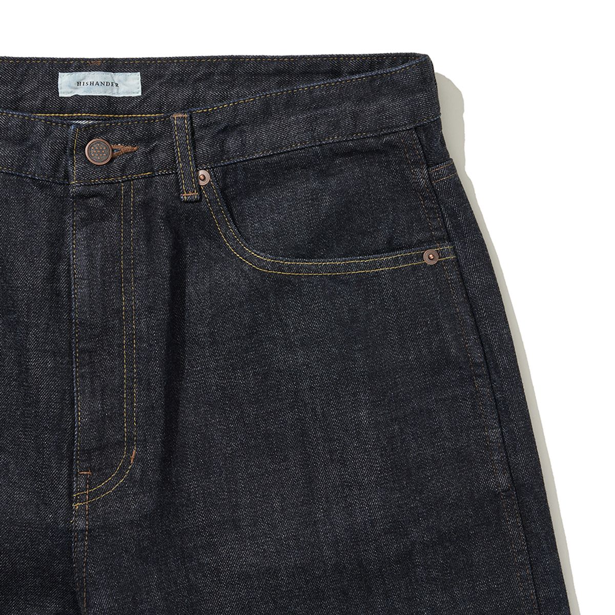히즈핸더(HISHANDER) ONE WASHED 5P DENIM PANTS INDIGO