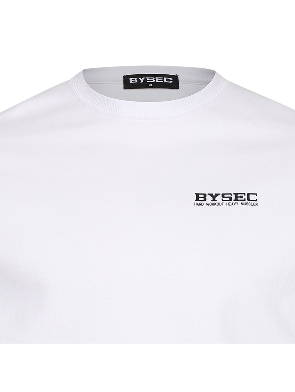 바이젝(BYSEC) 특양면 헤비머슬러 머슬핏 반팔 티셔츠_2Color