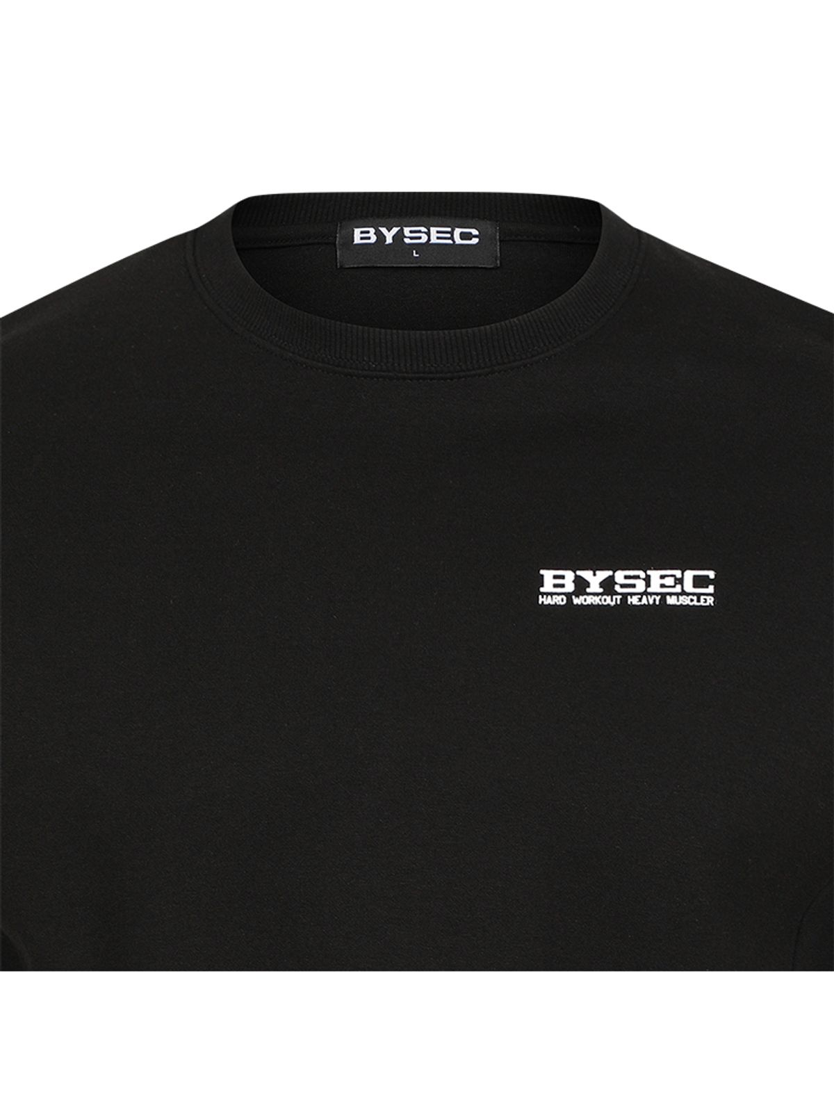 바이젝(BYSEC) 특양면 헤비머슬러 머슬핏 반팔 티셔츠_2Color