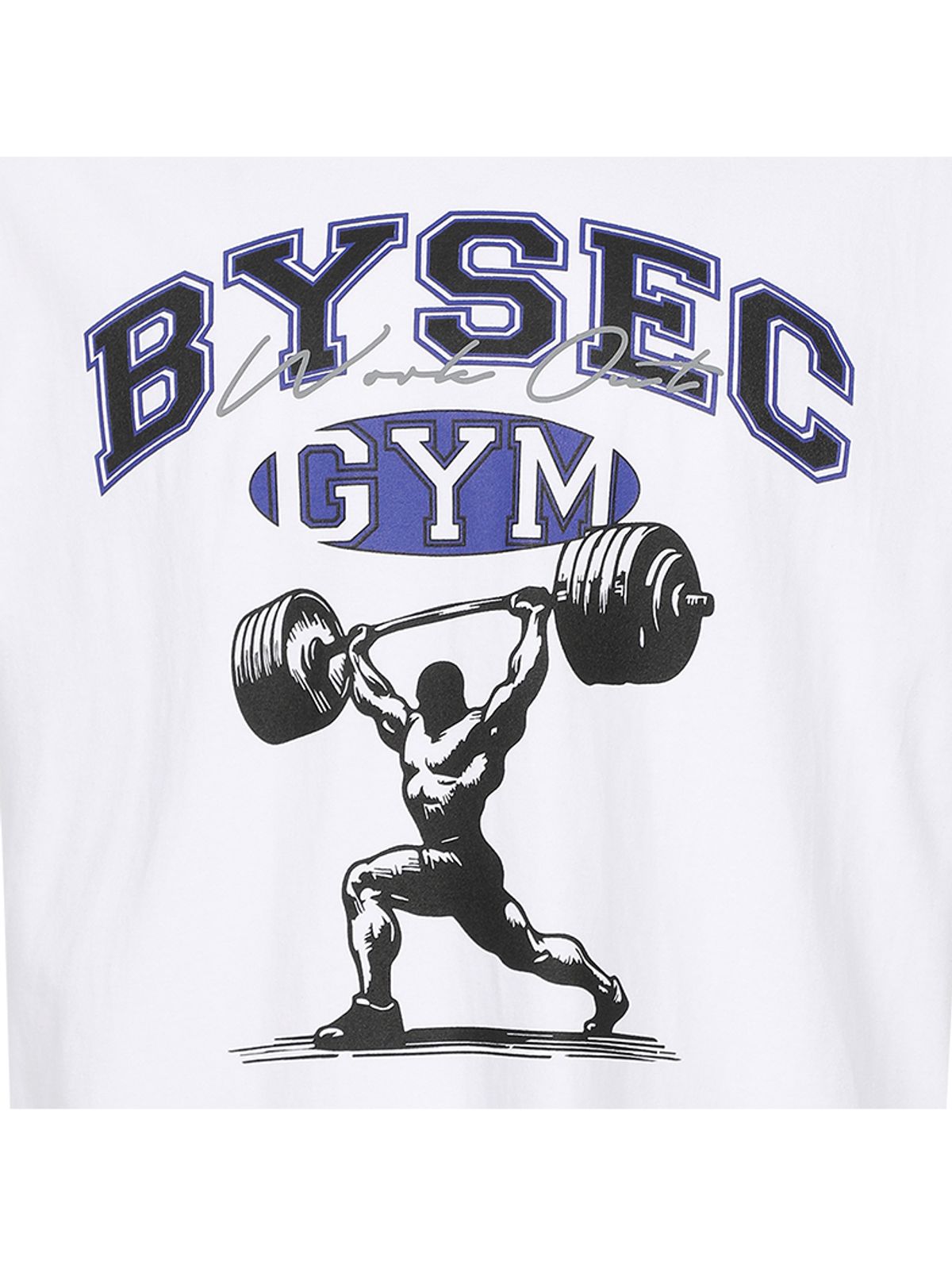 바이젝(BYSEC) 더블코튼 웨이트리프팅 박스오버핏 반팔 티셔츠_2Color