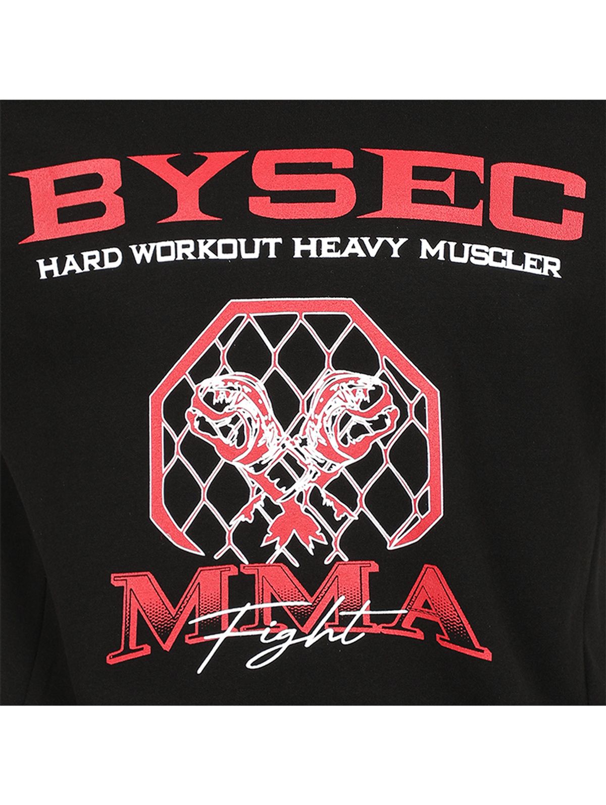 바이젝(BYSEC) 특양면 MMA 머슬핏 반팔 티셔츠_2Color