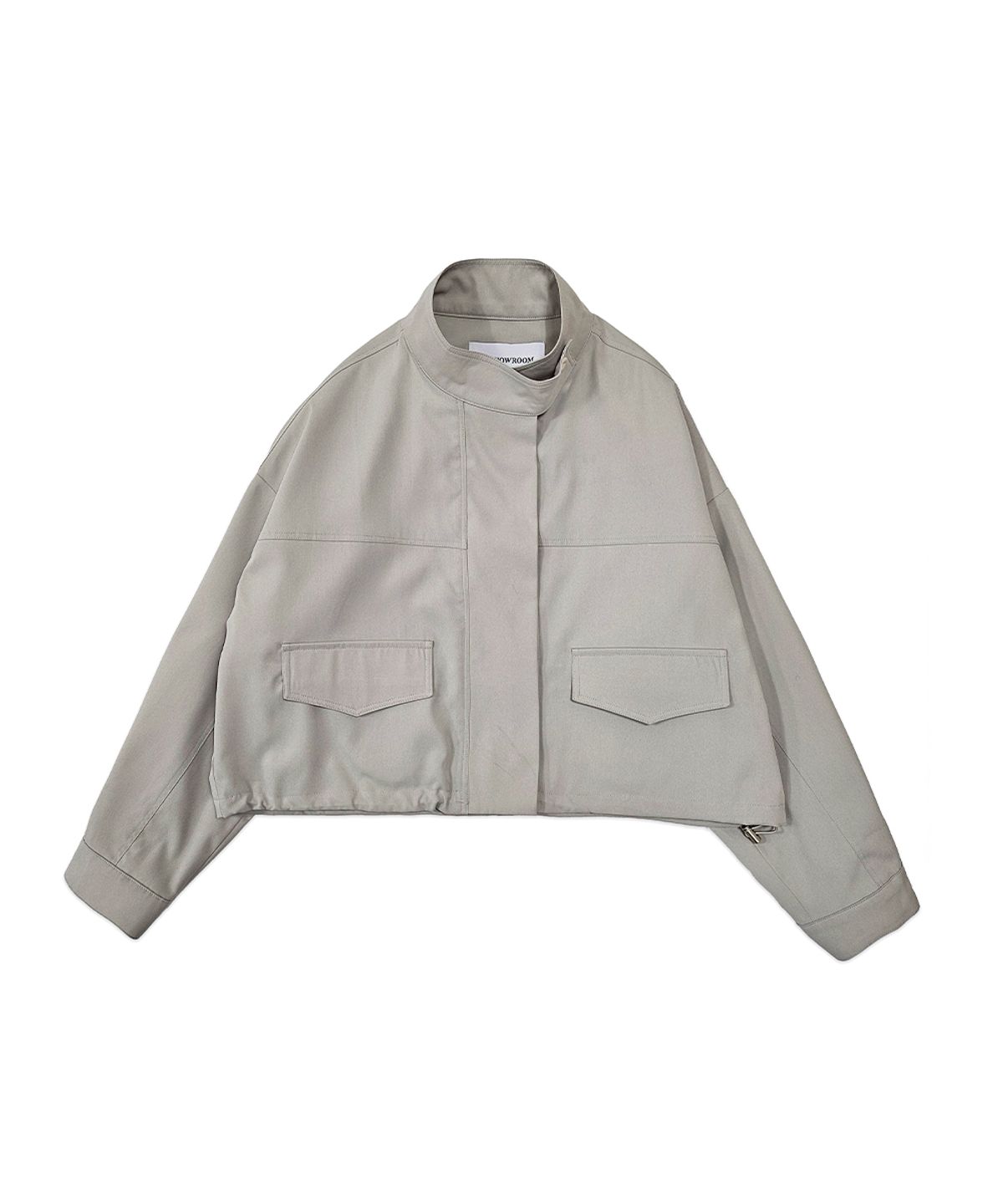 320쇼룸(320SHOWROOM) Nest String Crop Jacket Gray mint