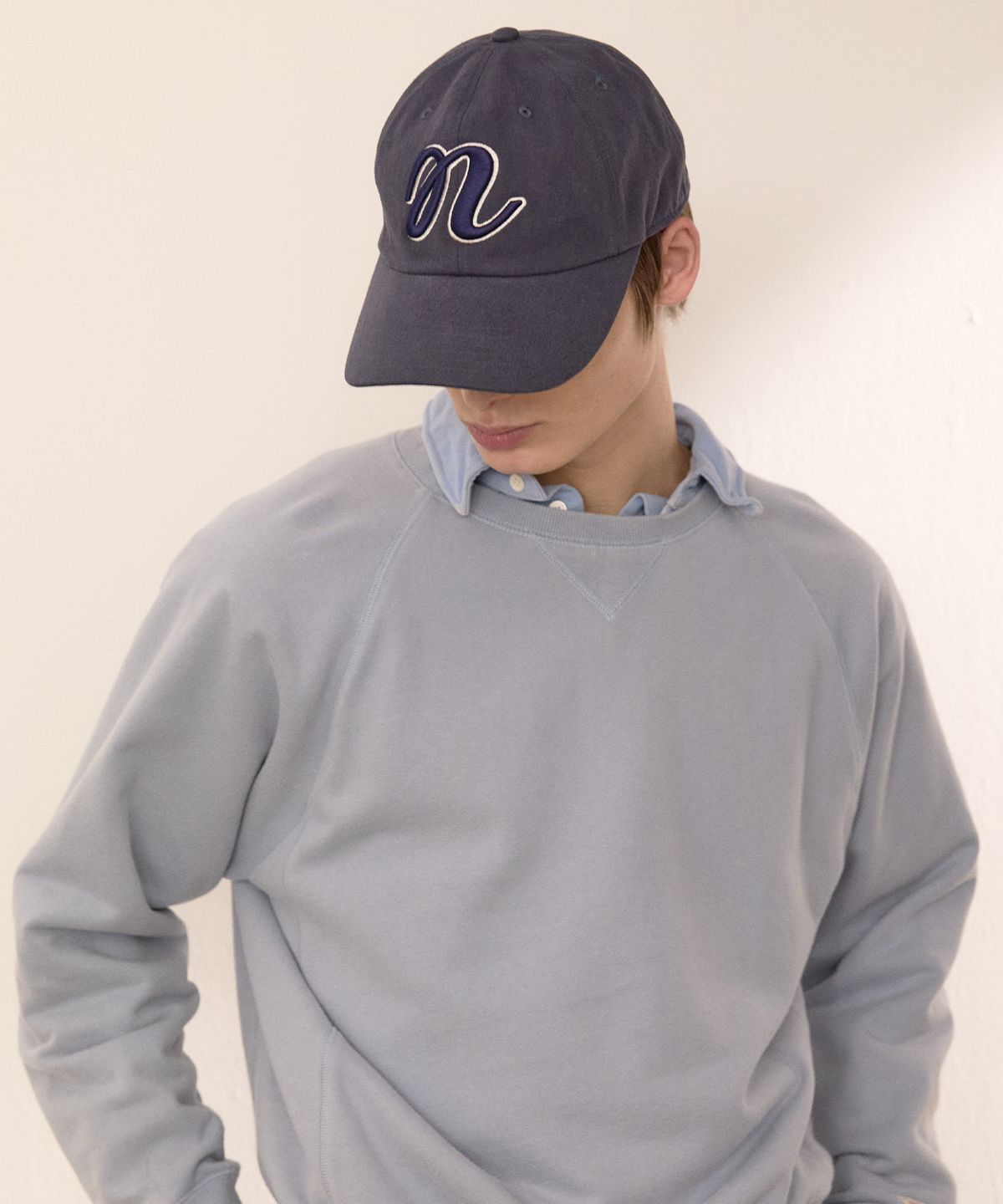 노앙(NOHANT) N LOGO BALL CAP NAVY